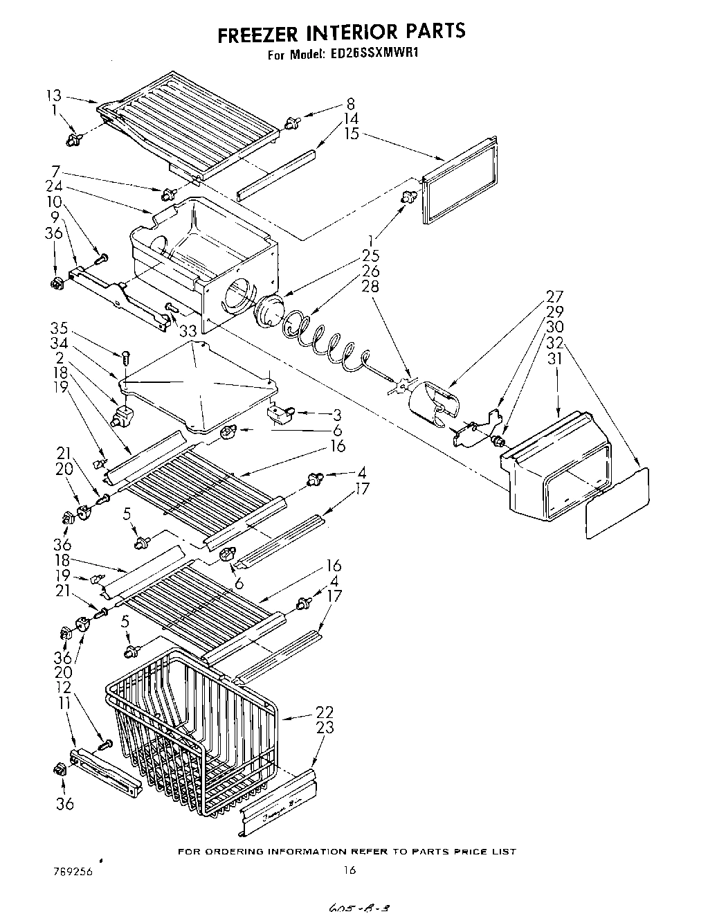 09 - FREEZER INTERIOR