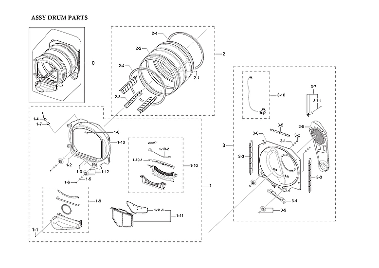 ASSY DRUM PARTS
