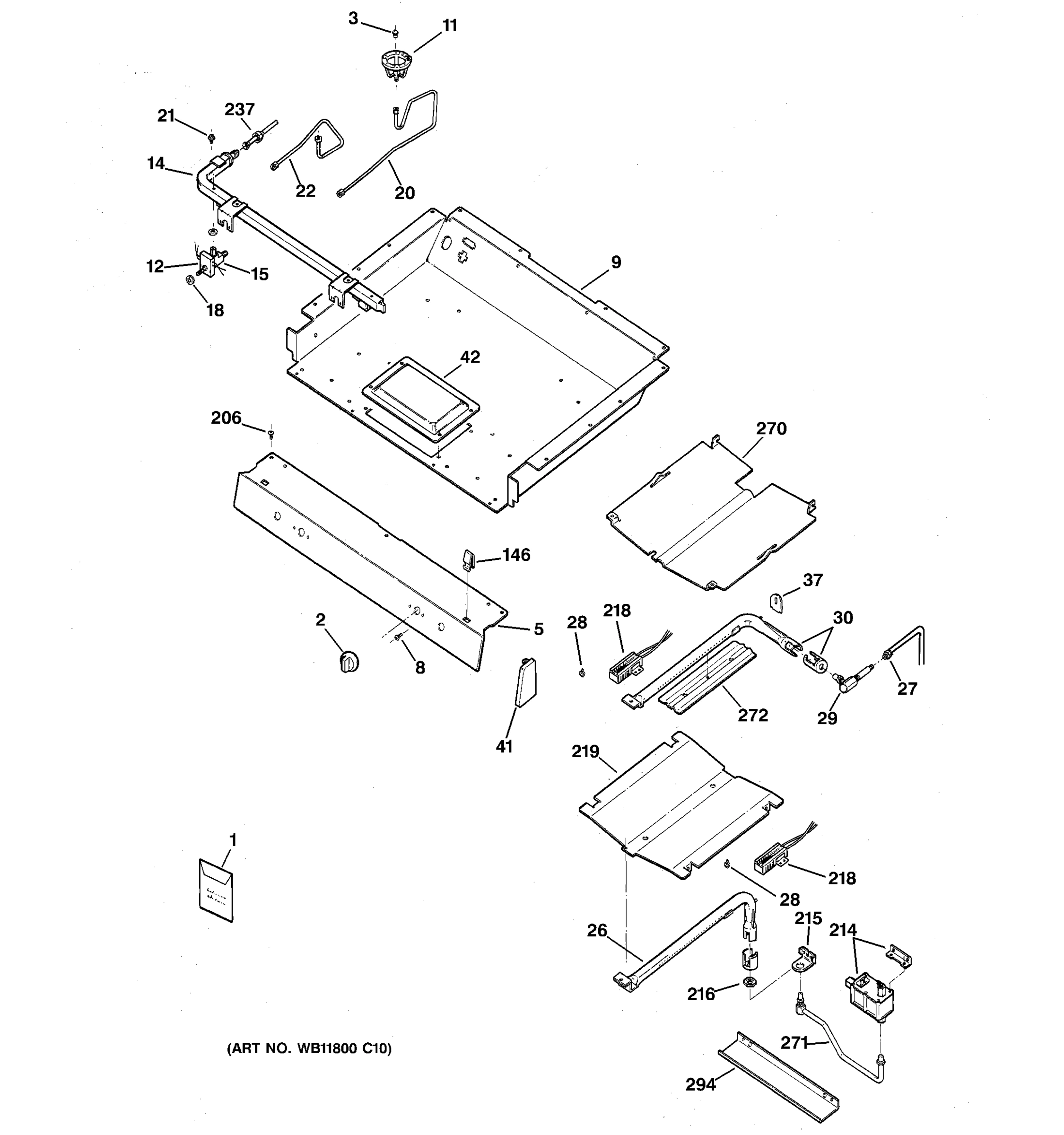 GAS & BURNER PARTS