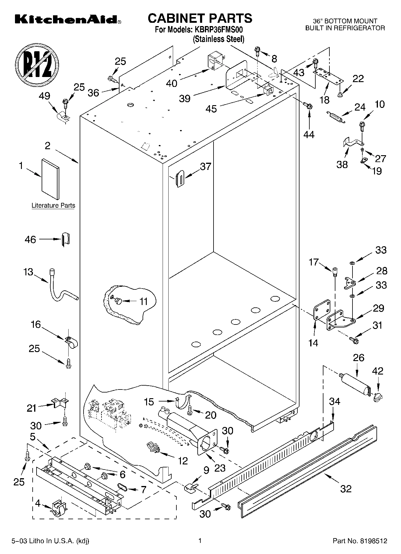 01 - CABINET PARTS