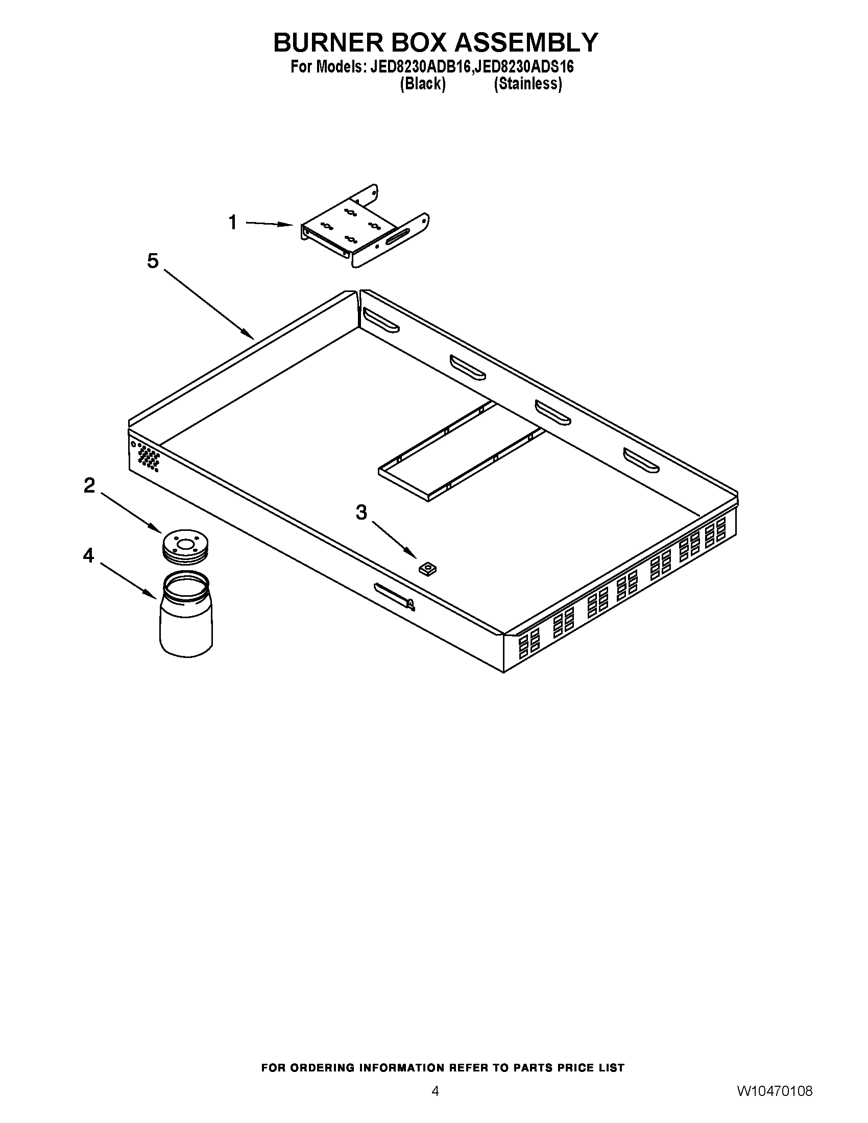 03 - BURNER BOX ASSEMBLY