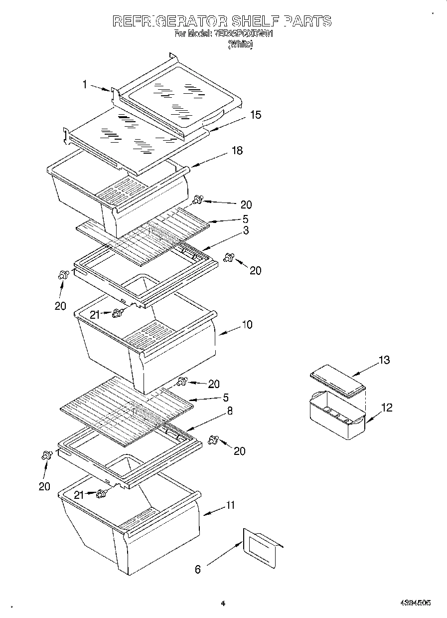 03 - REFRIGERATOR SHELF
