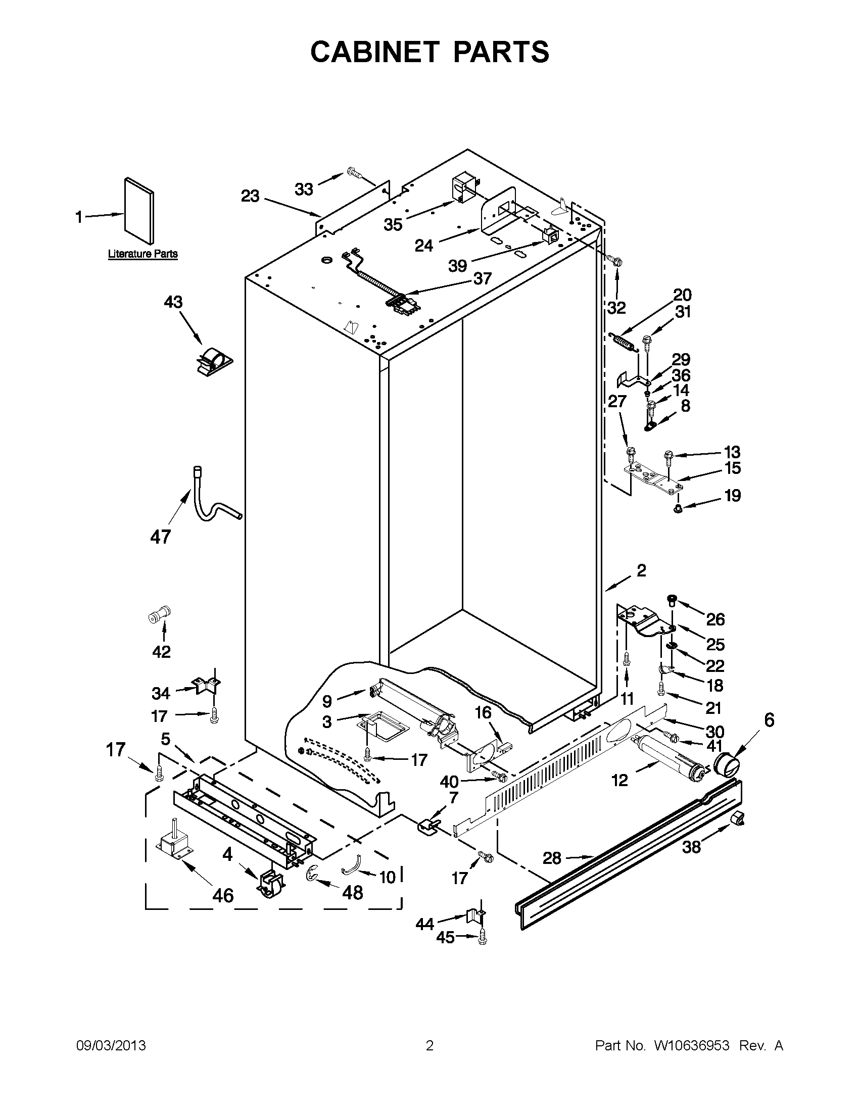 02 - CABINET PARTS