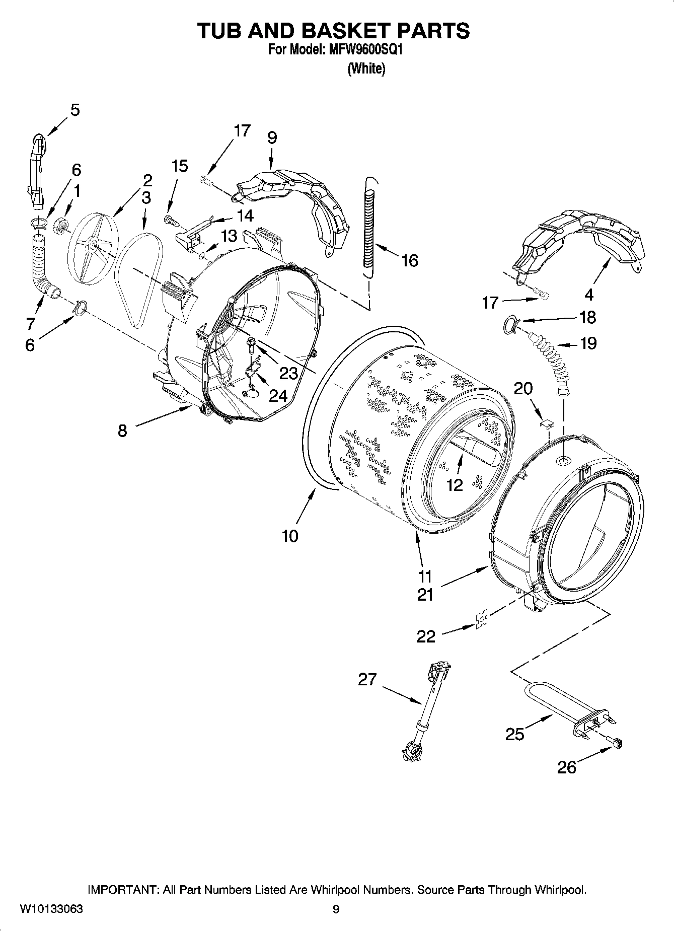 05 - TUB AND BASKET PARTS