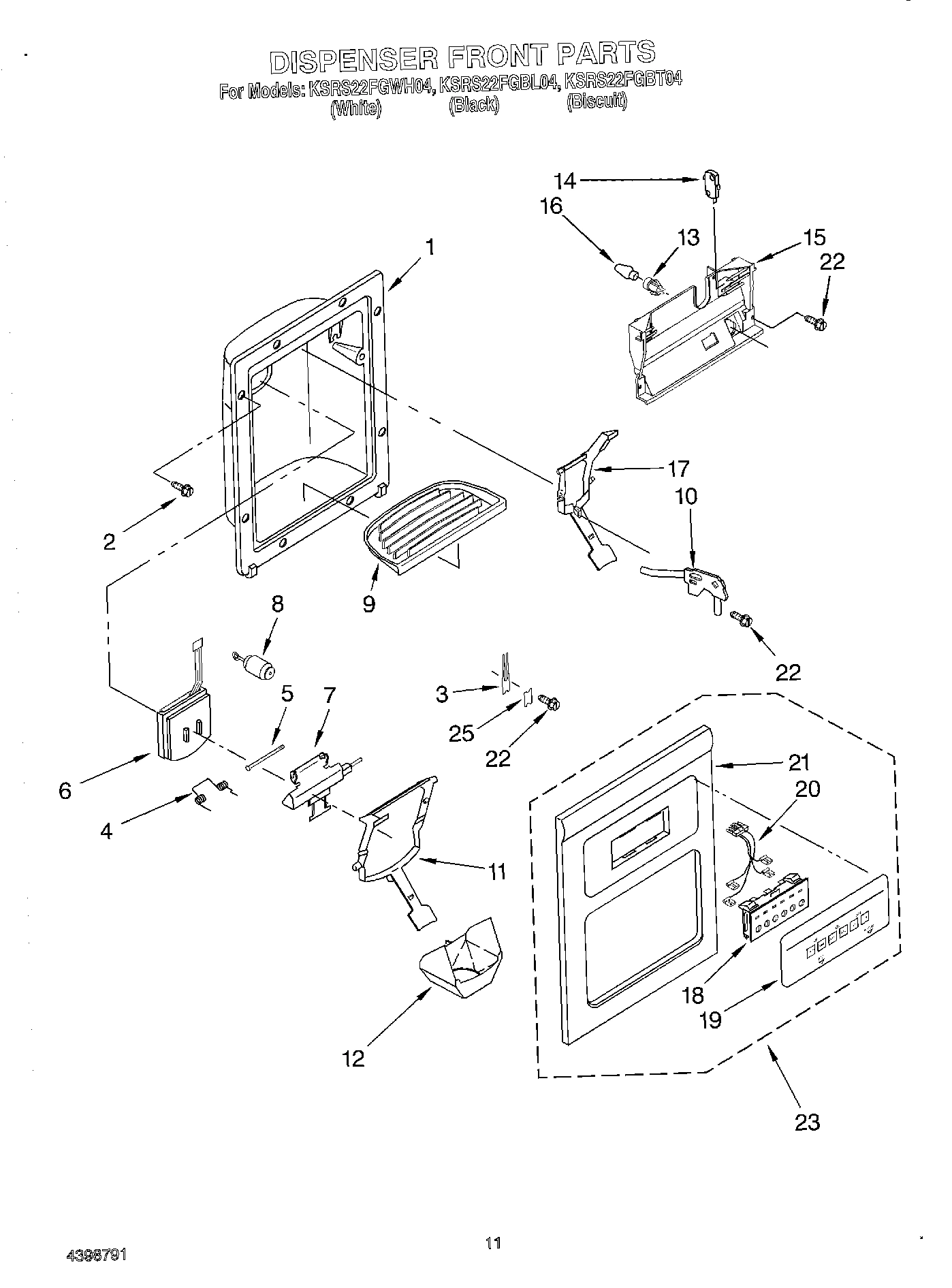 07 - DISPENSER FRONT