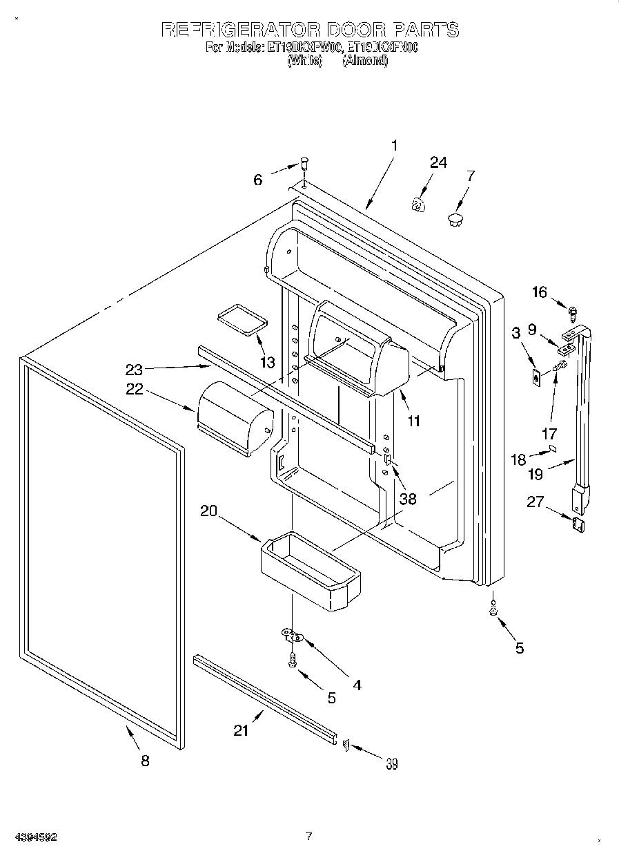 04 - REFRIGERATOR DOOR