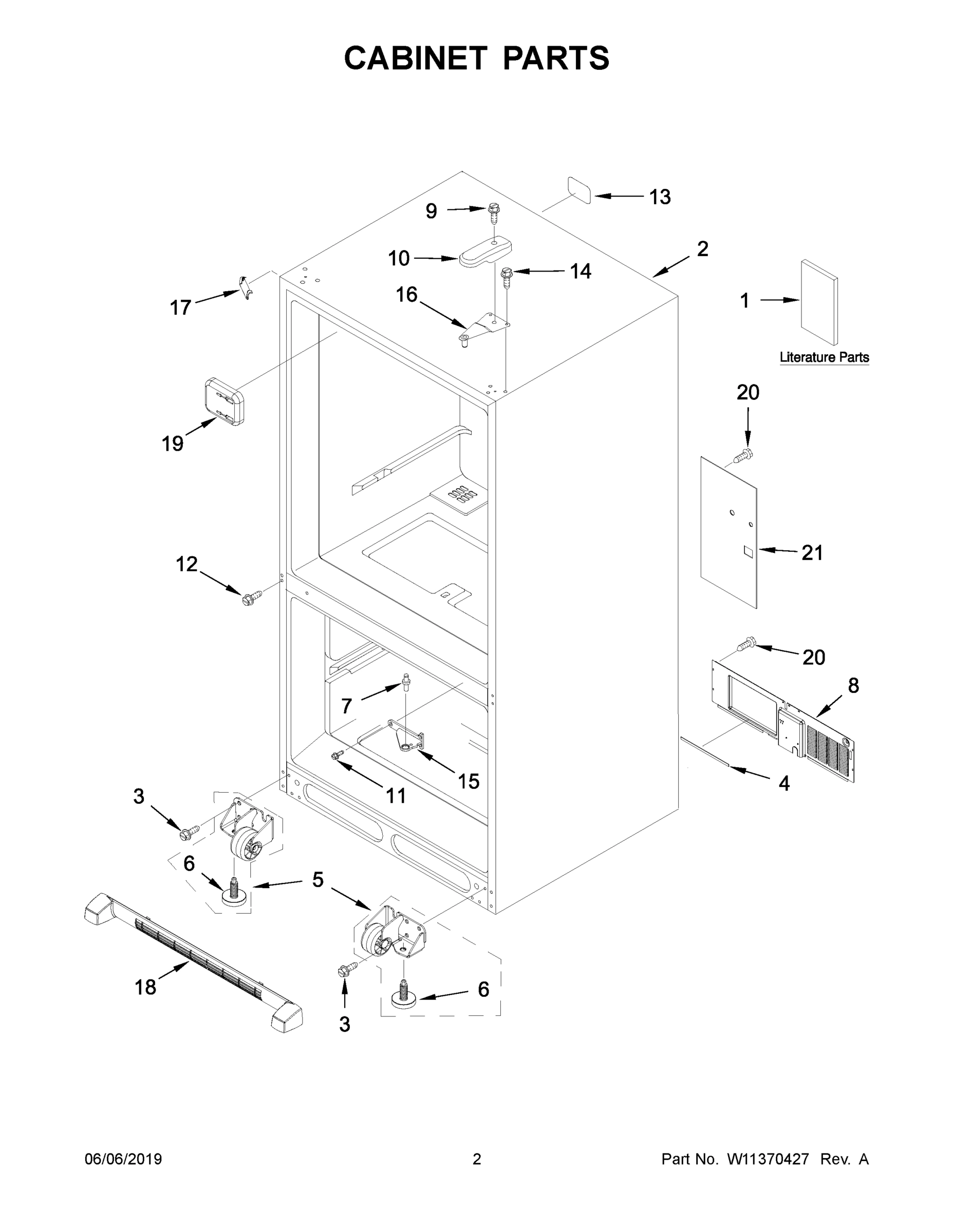 02 - CABINET PARTS