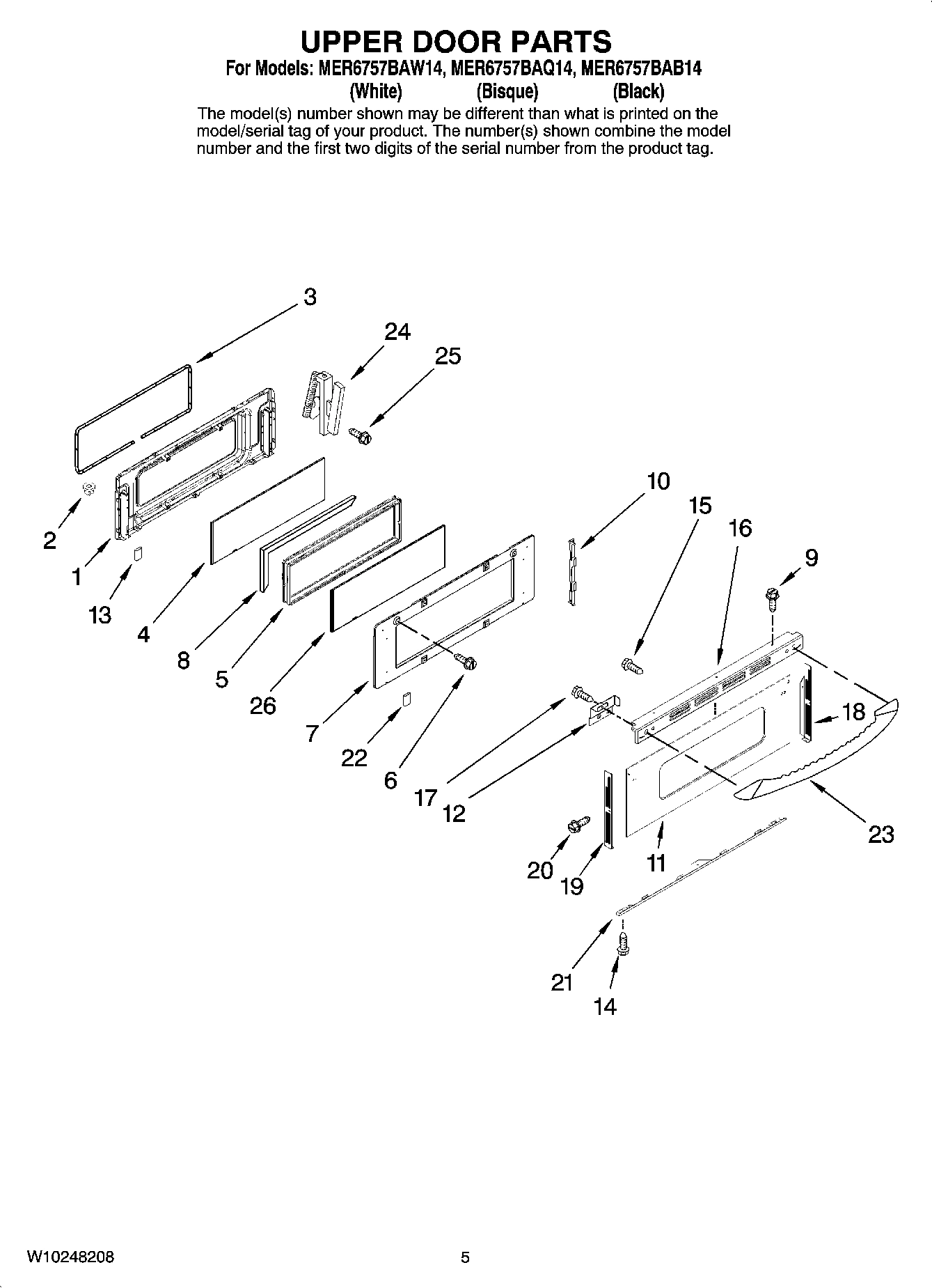 04 - UPPER DOOR PARTS