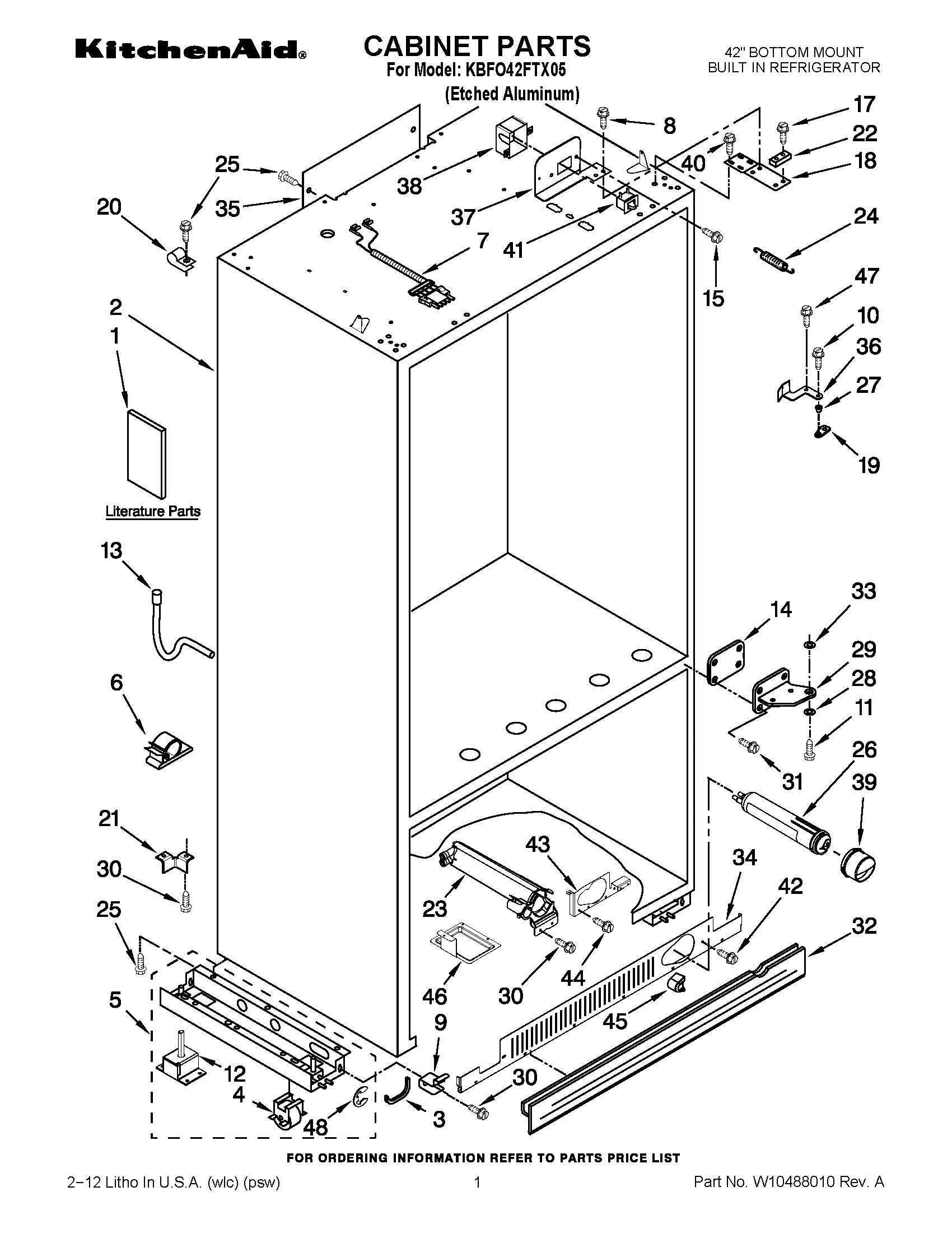 01 - CABINET PARTS