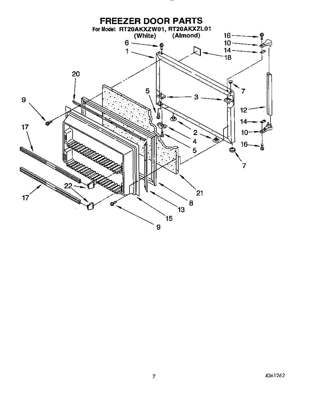 06 - FREEZER DOOR