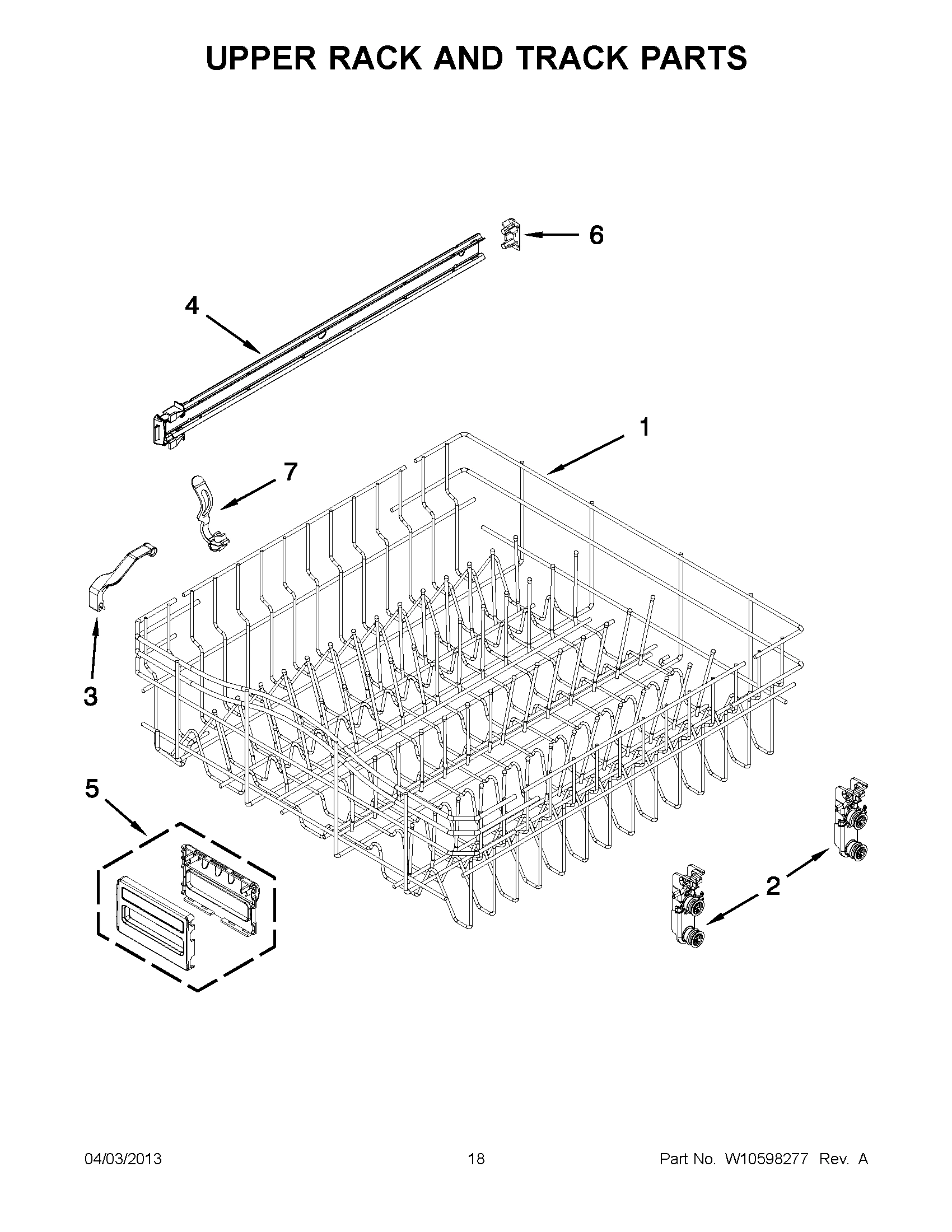 09 - UPPER RACK AND TRACK PARTS