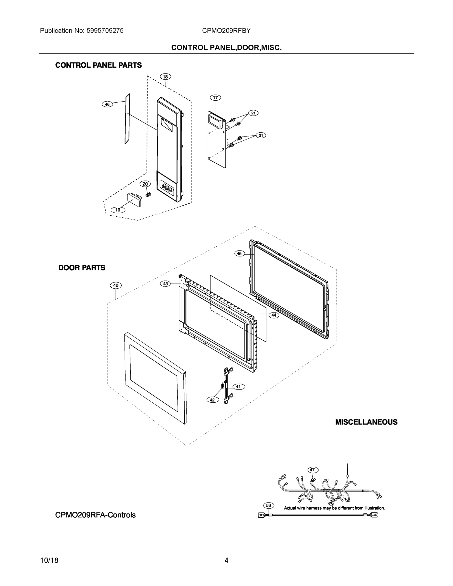 03 - CONTROL PANEL,DOOR,MISC.