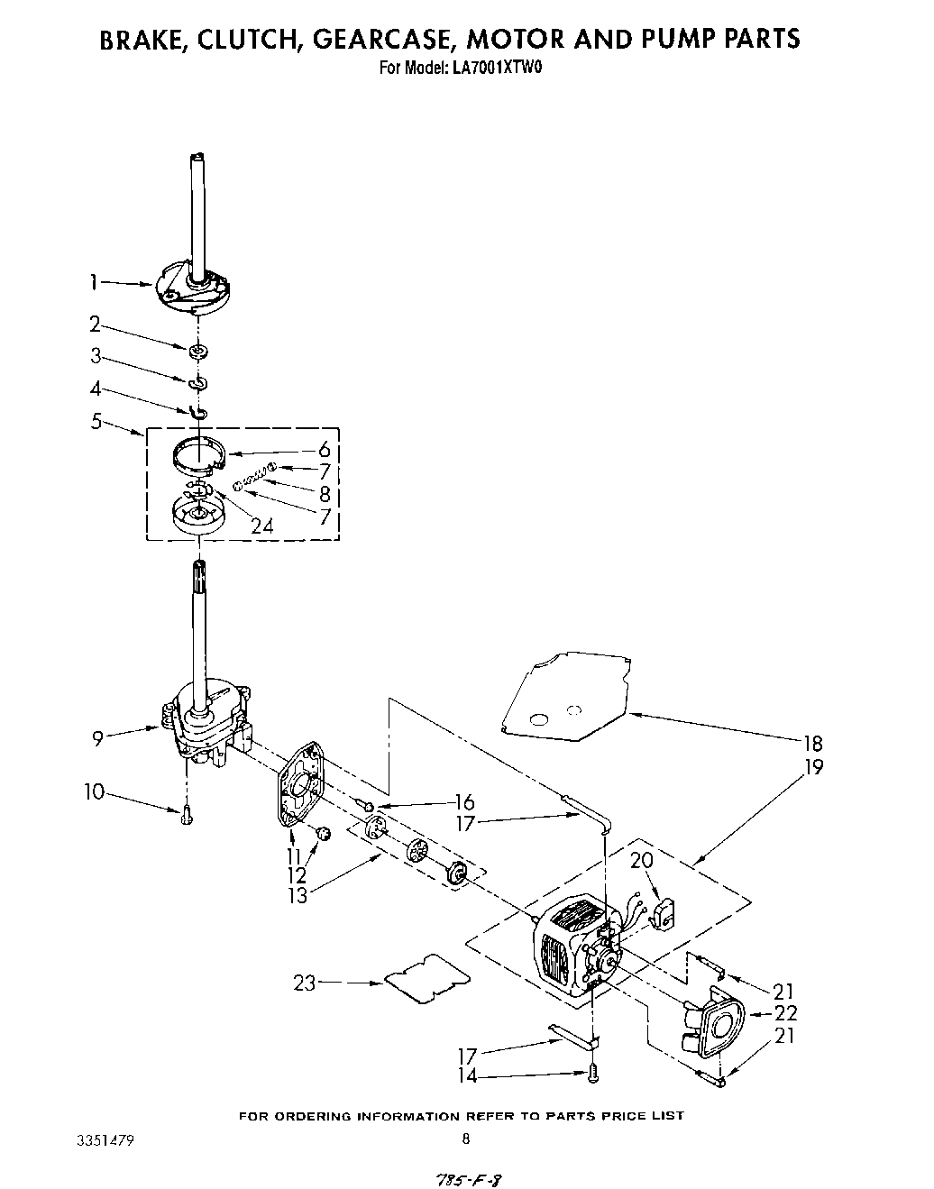 06 - BRAKE, CLUTCH, GEARCASE, MOTOR AND PUMP