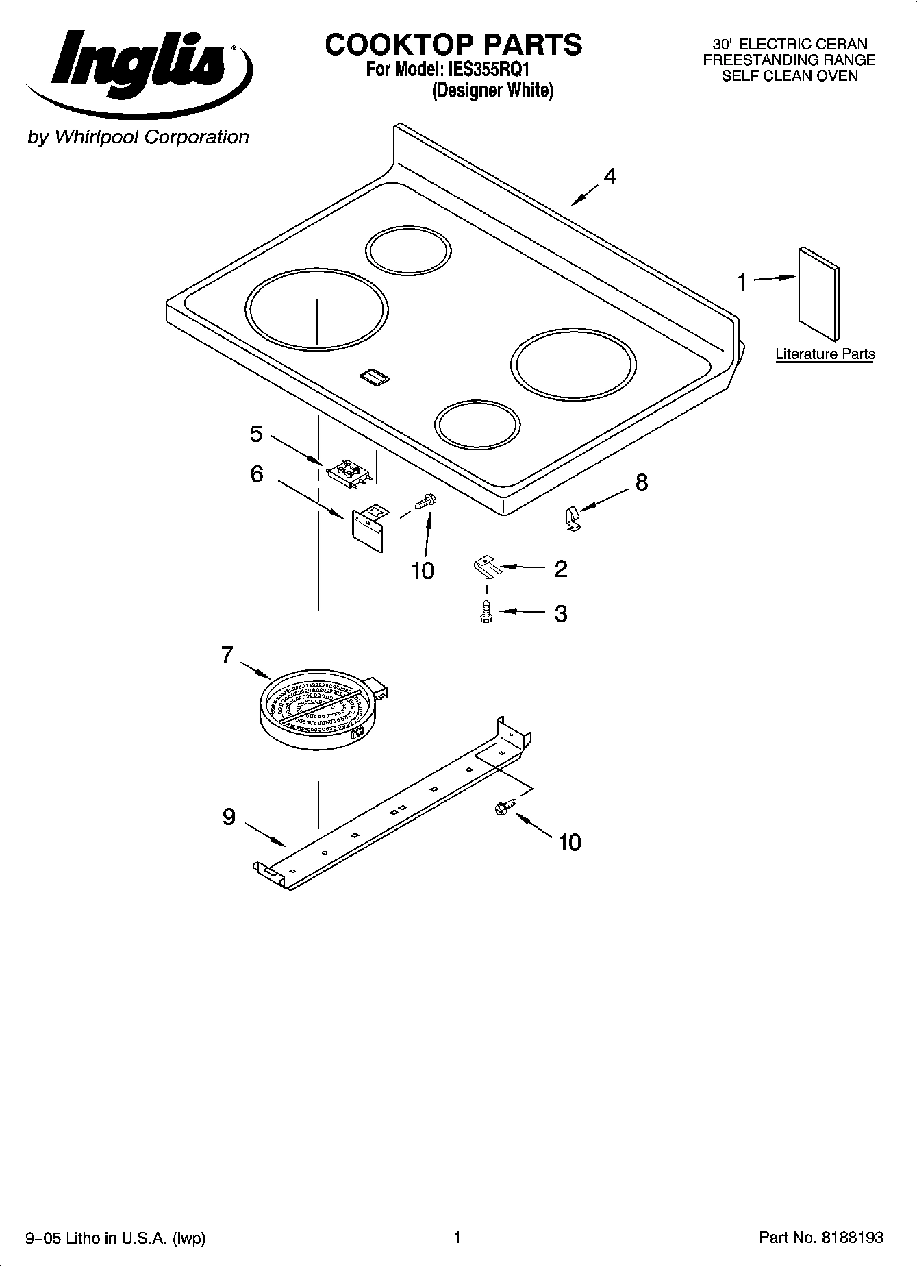 01 - COOKTOP PARTS