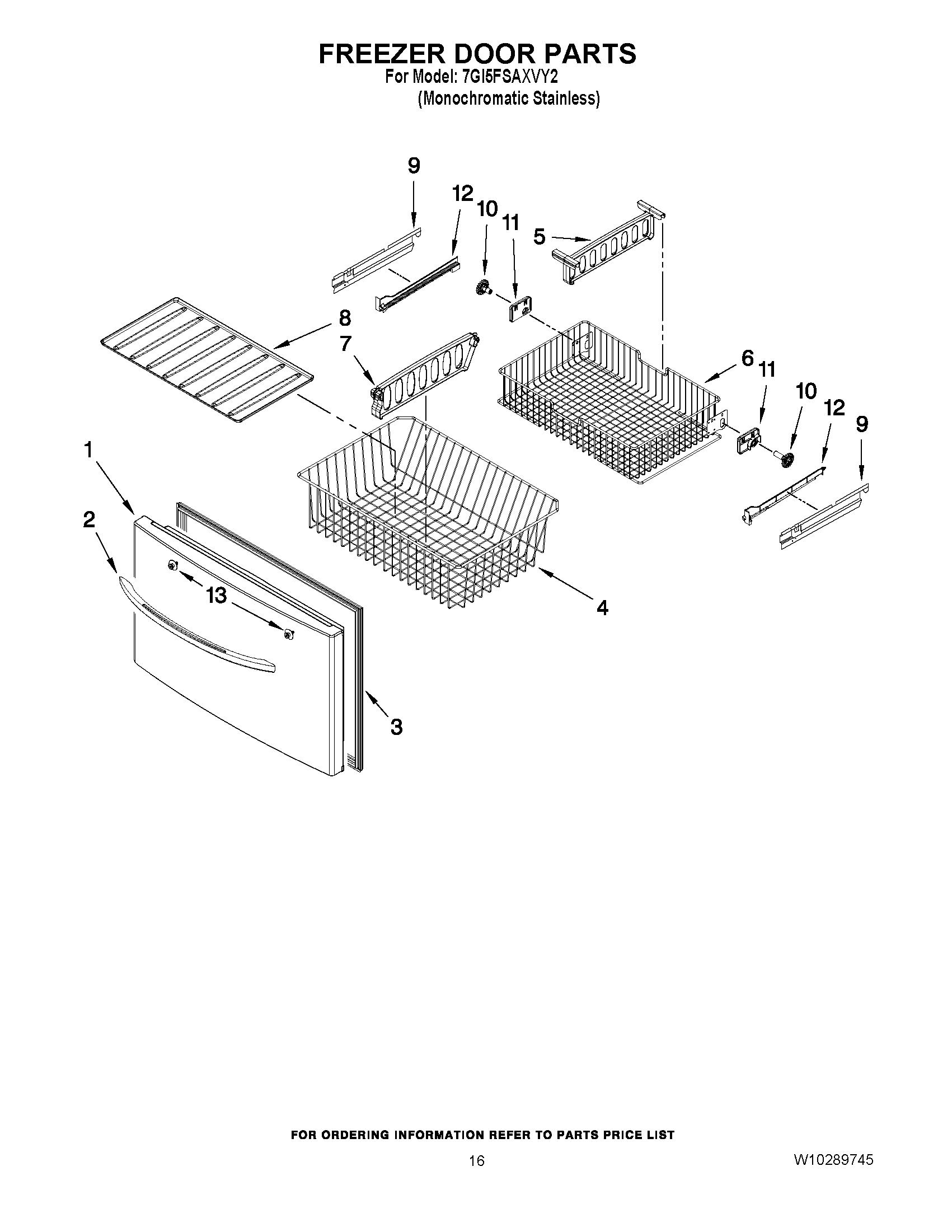 09 - FREEZER DOOR PARTS