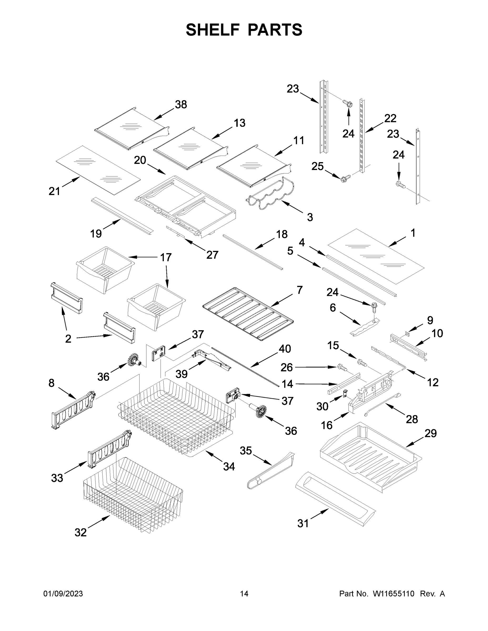 08 - SHELF PARTS