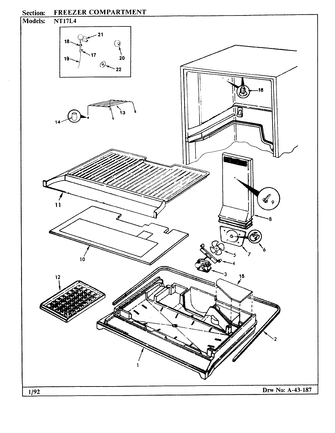 01 - FREEZER COMPARTMENT