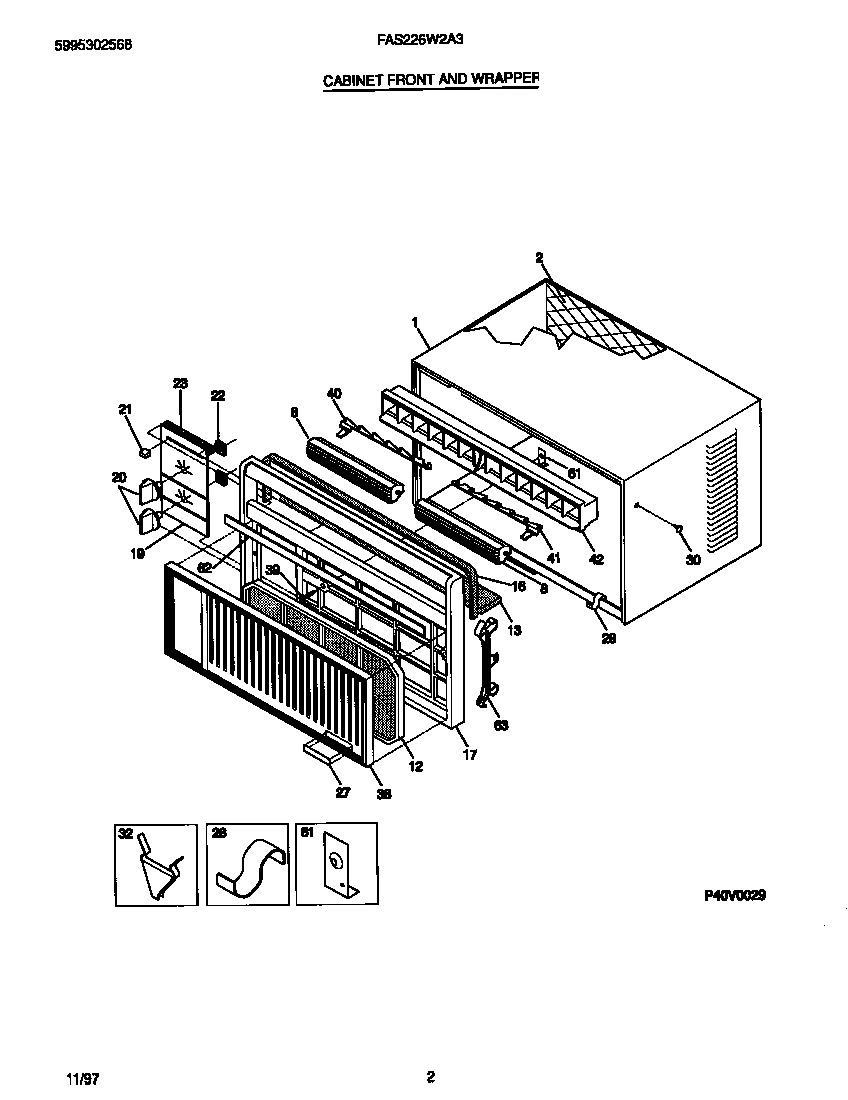 02 - CABINET FRONT AND WRAPPER