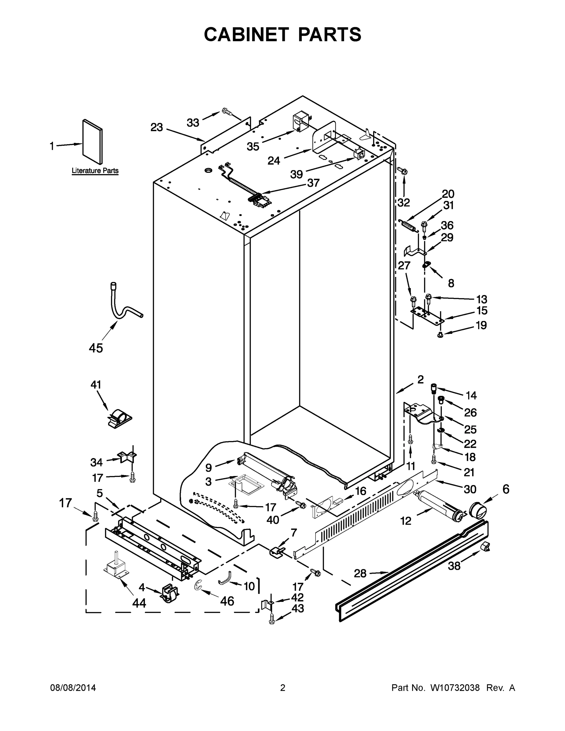 02 - CABINET PARTS
