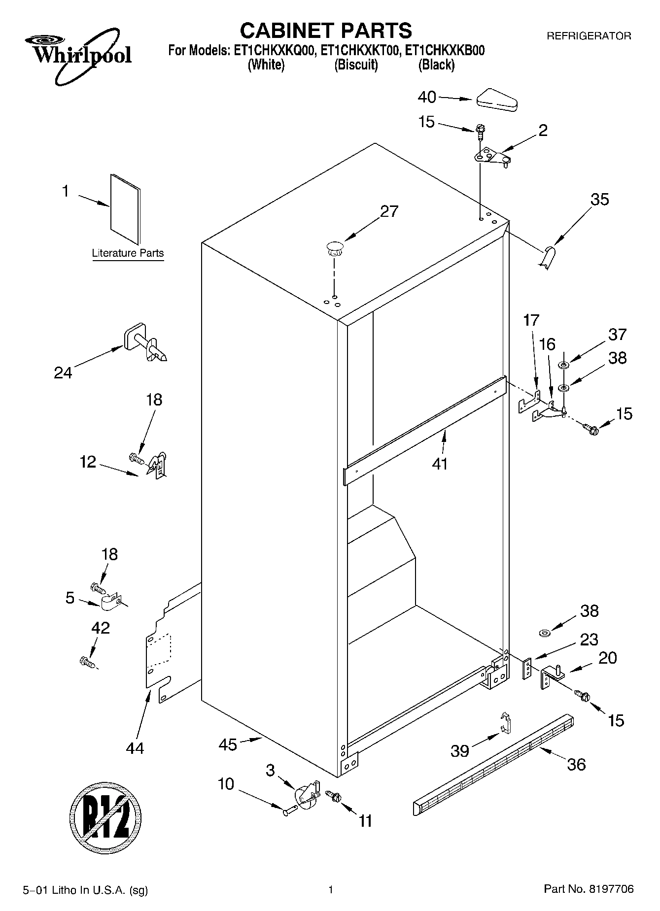 01 - CABINET, LITERATURE