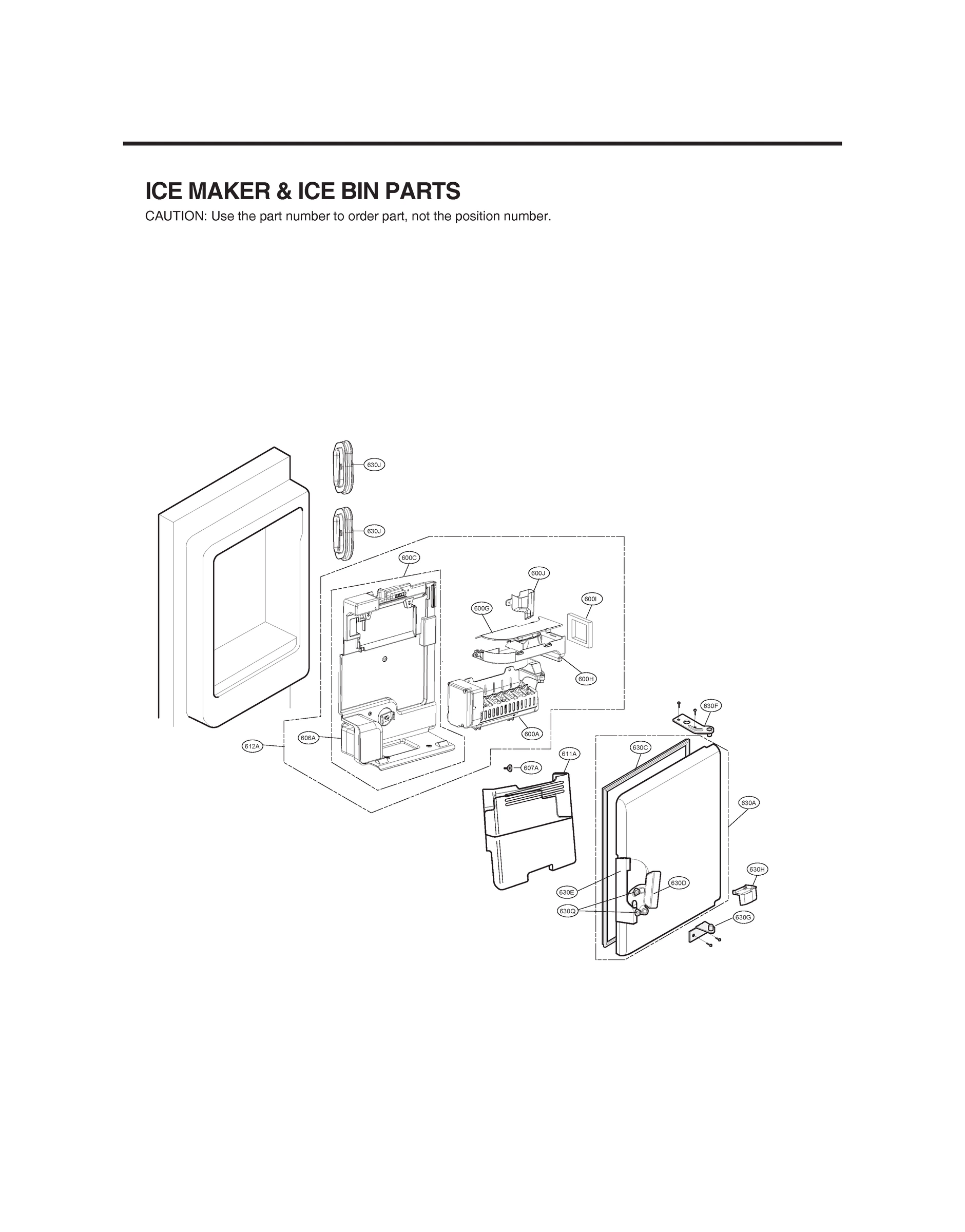 ICEMAKER & ICE BIN PARTS