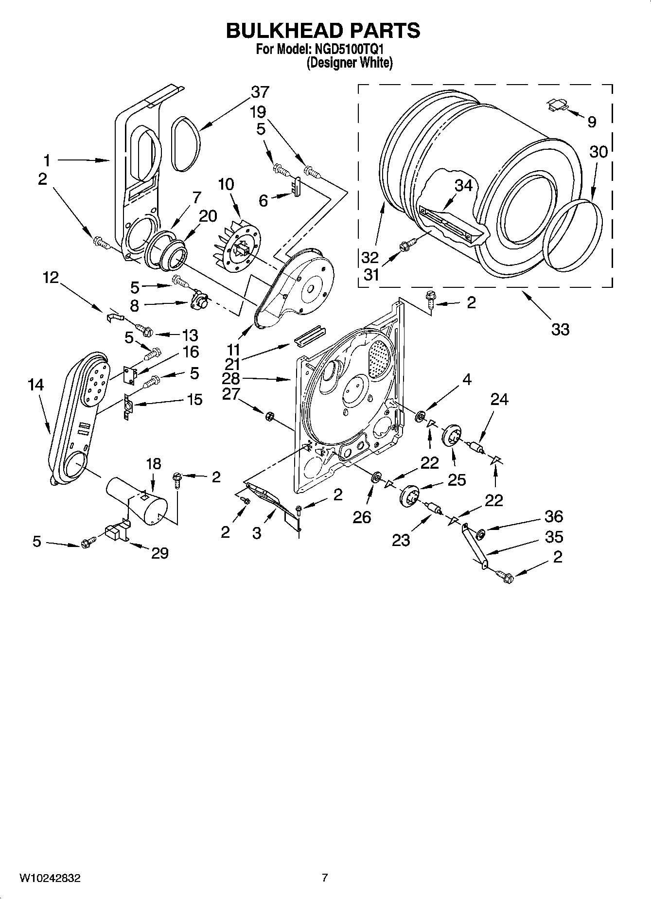 04 - BULKHEAD PARTS, OPTIONAL PARTS (NOT INCLUDED)