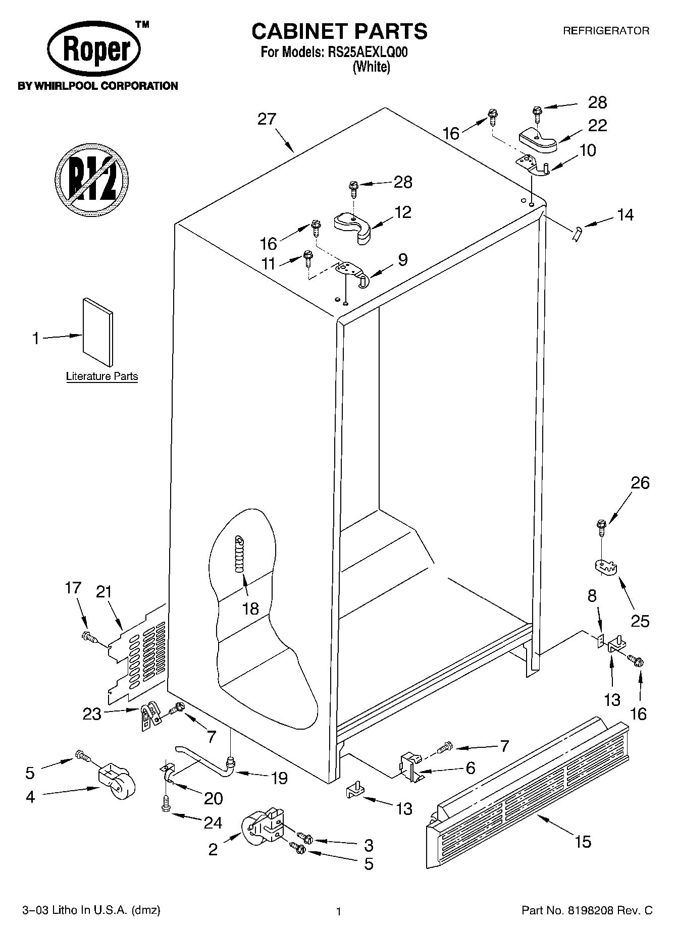 01 - CABINET PARTS