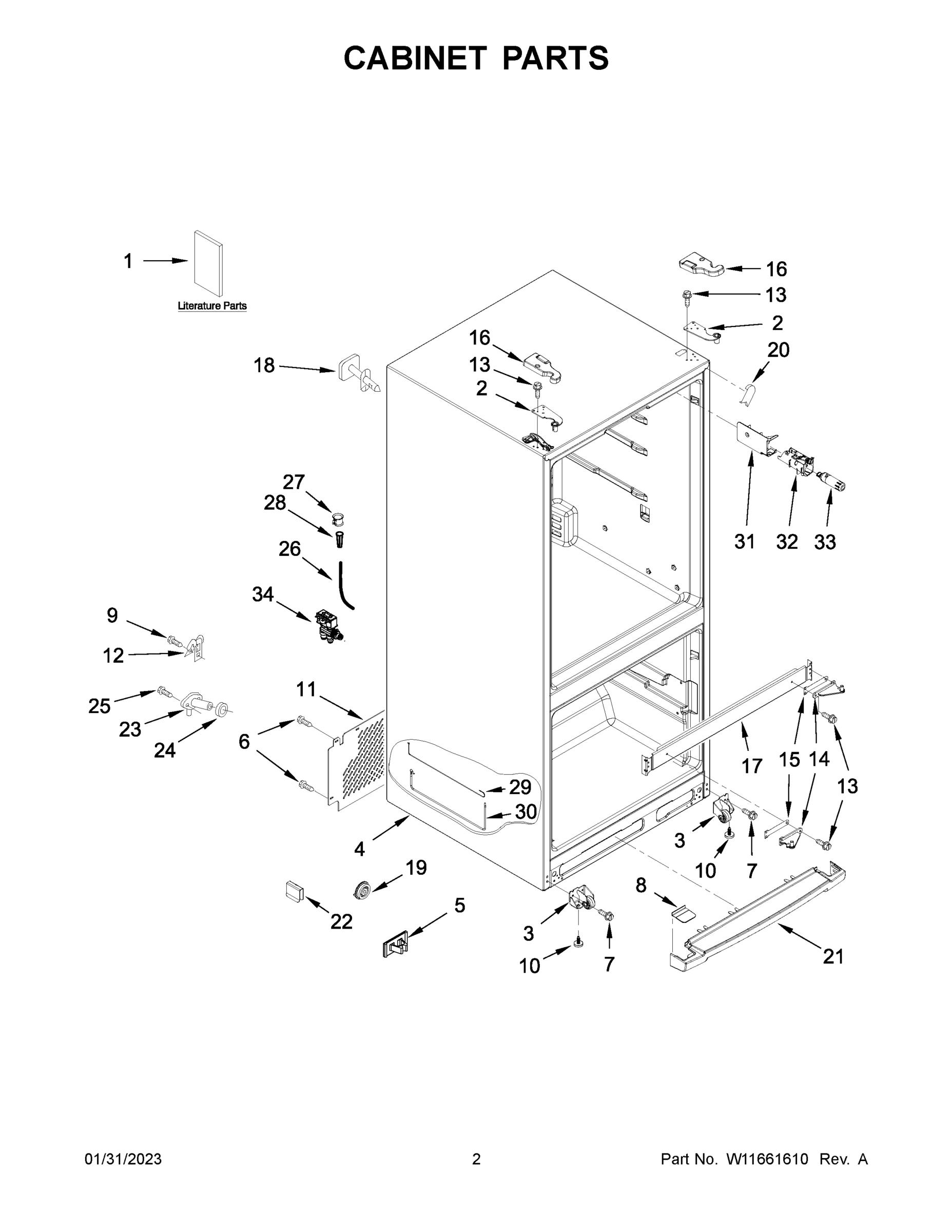 02 - CABINET PARTS