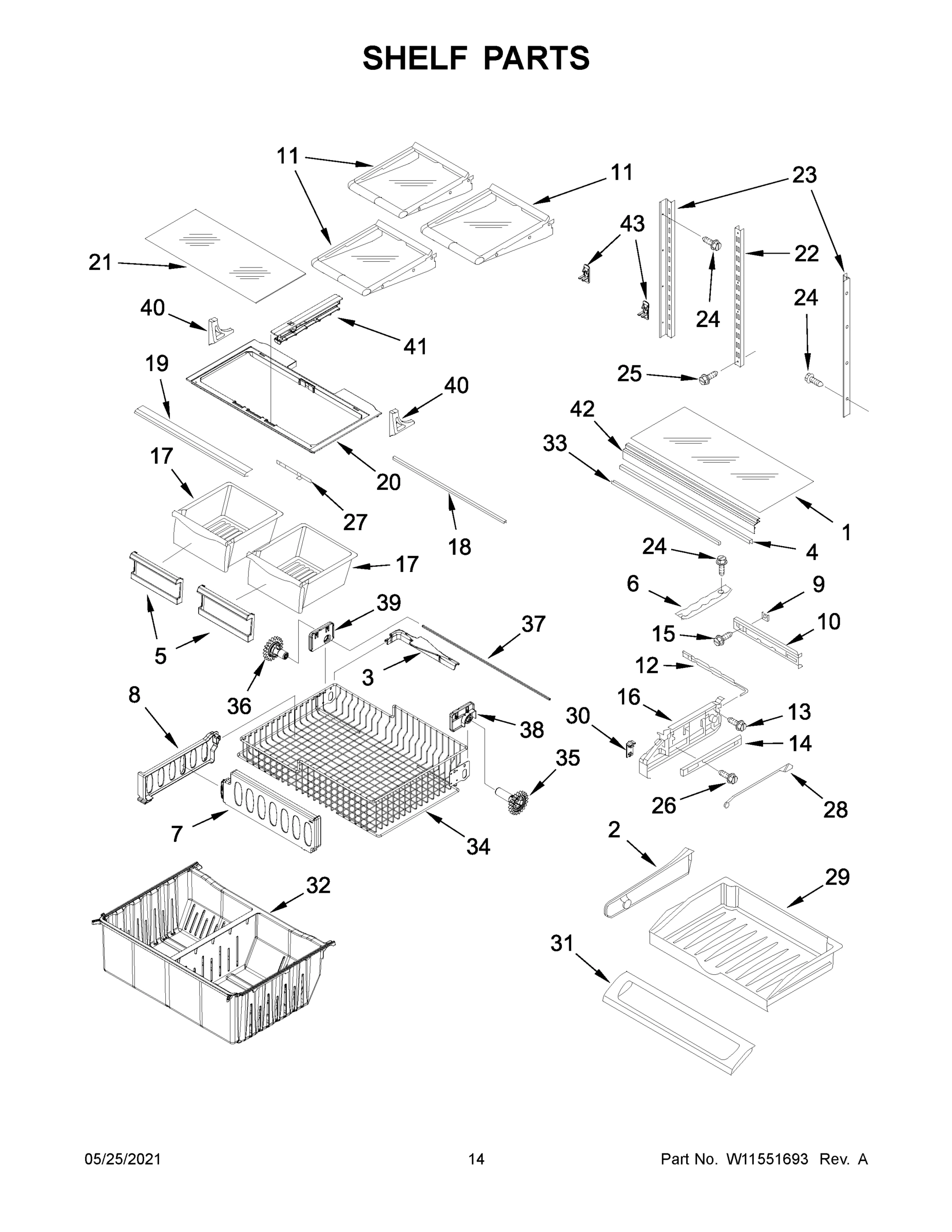 08 - SHELF PARTS