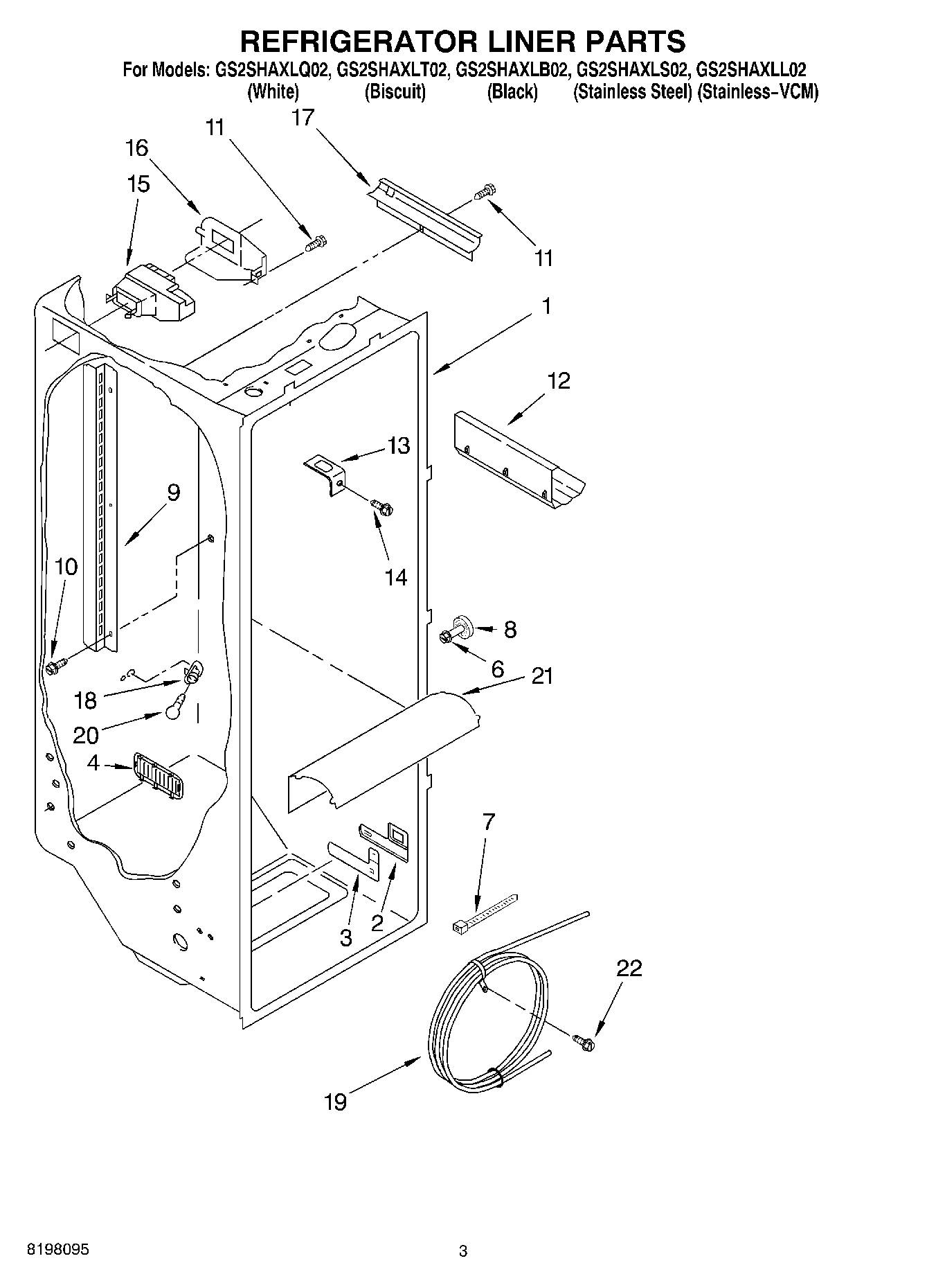 02 - REFRIGERATOR LINER