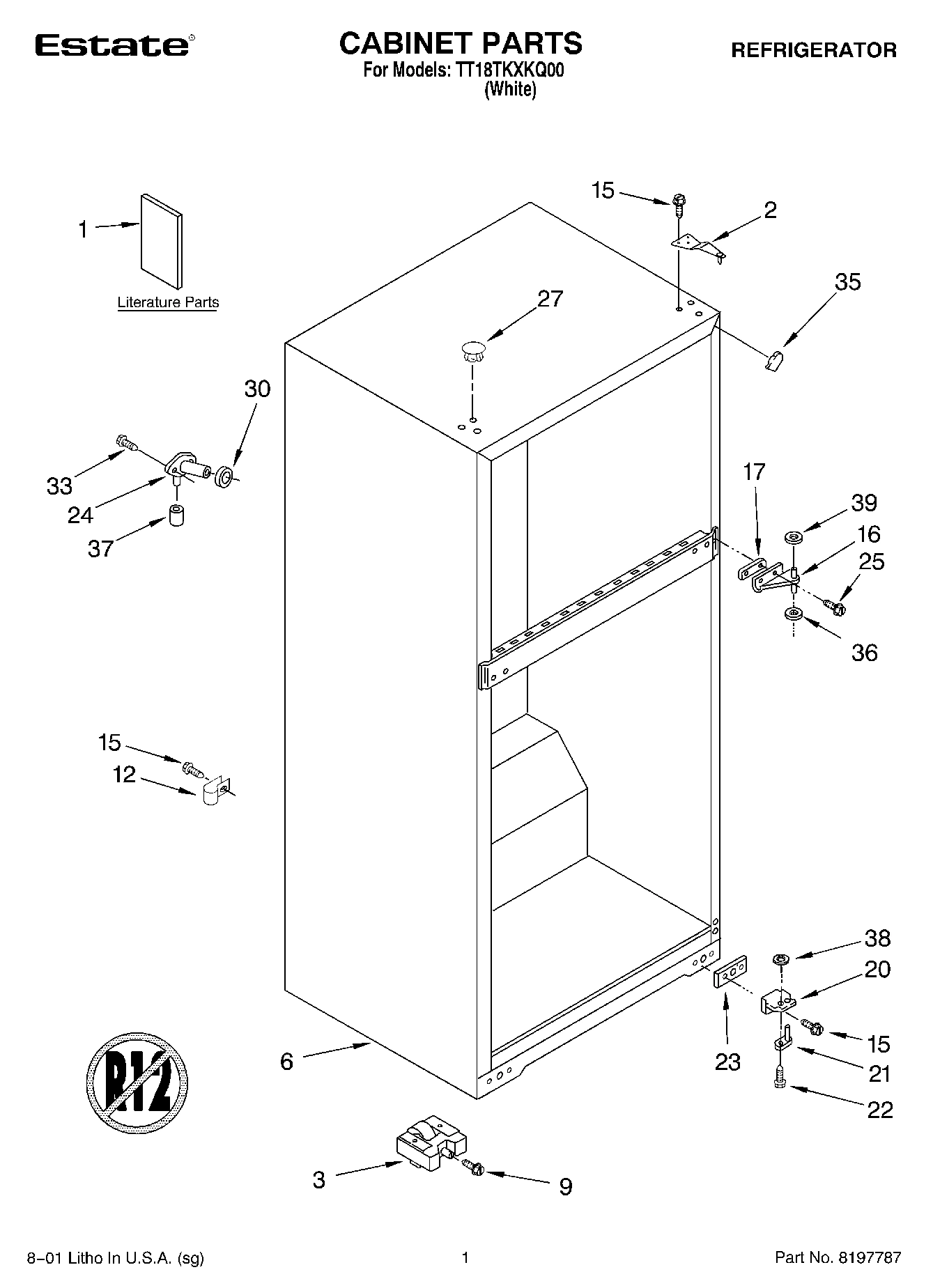 01 - CABINET, LITERATURE