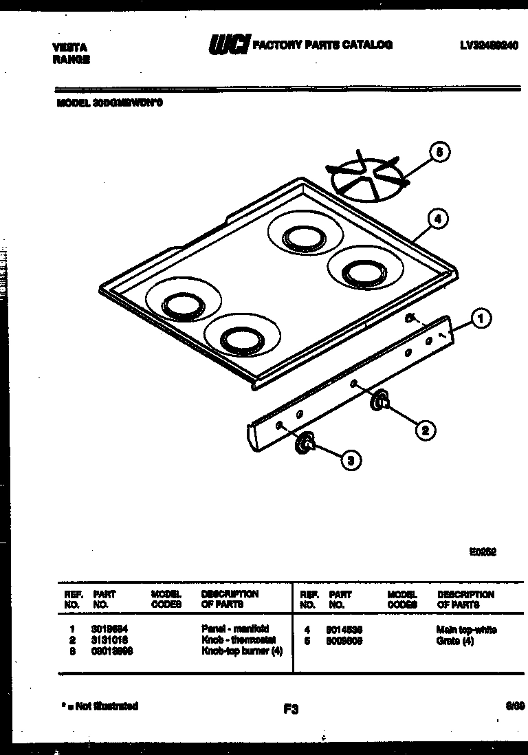 03 - COOKTOP PARTS