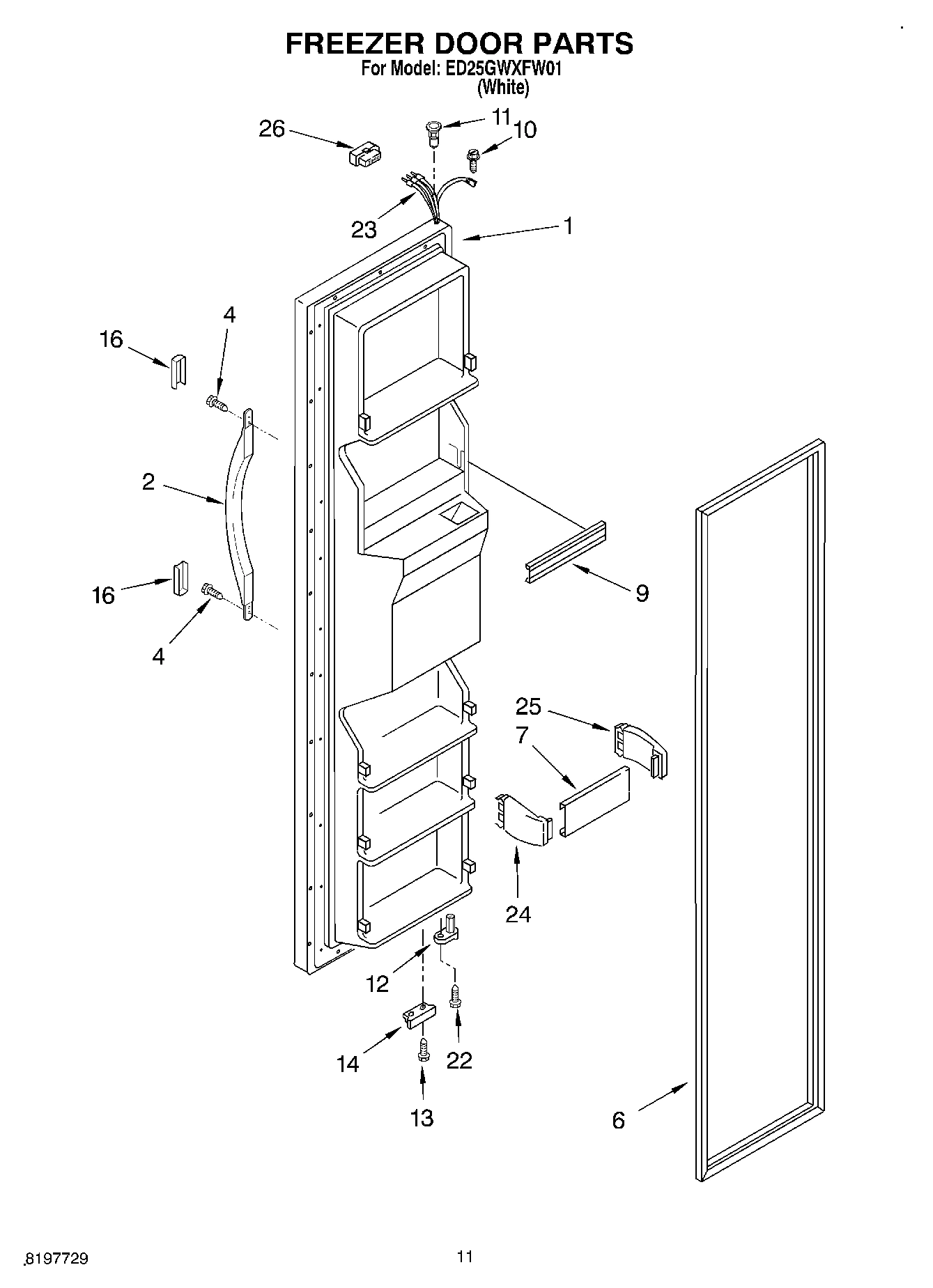 08 - FREEZER DOOR