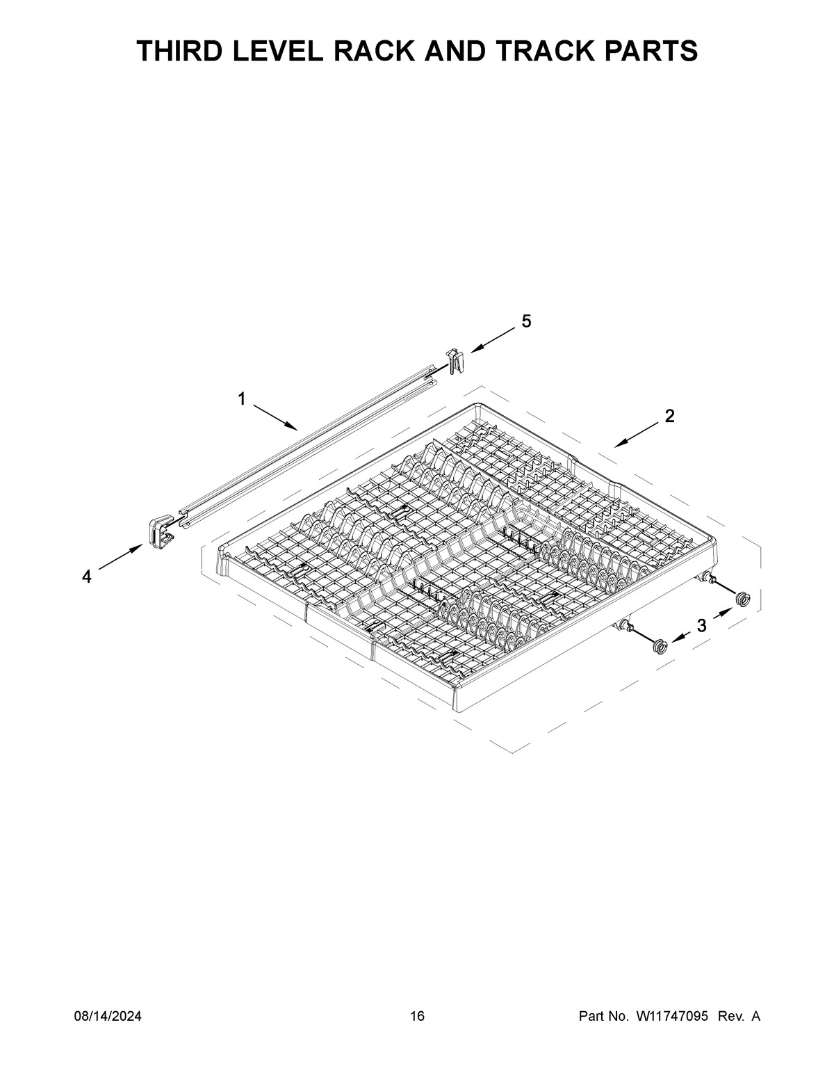 09 - THIRD LEVEL RACK AND TRACK PARTS