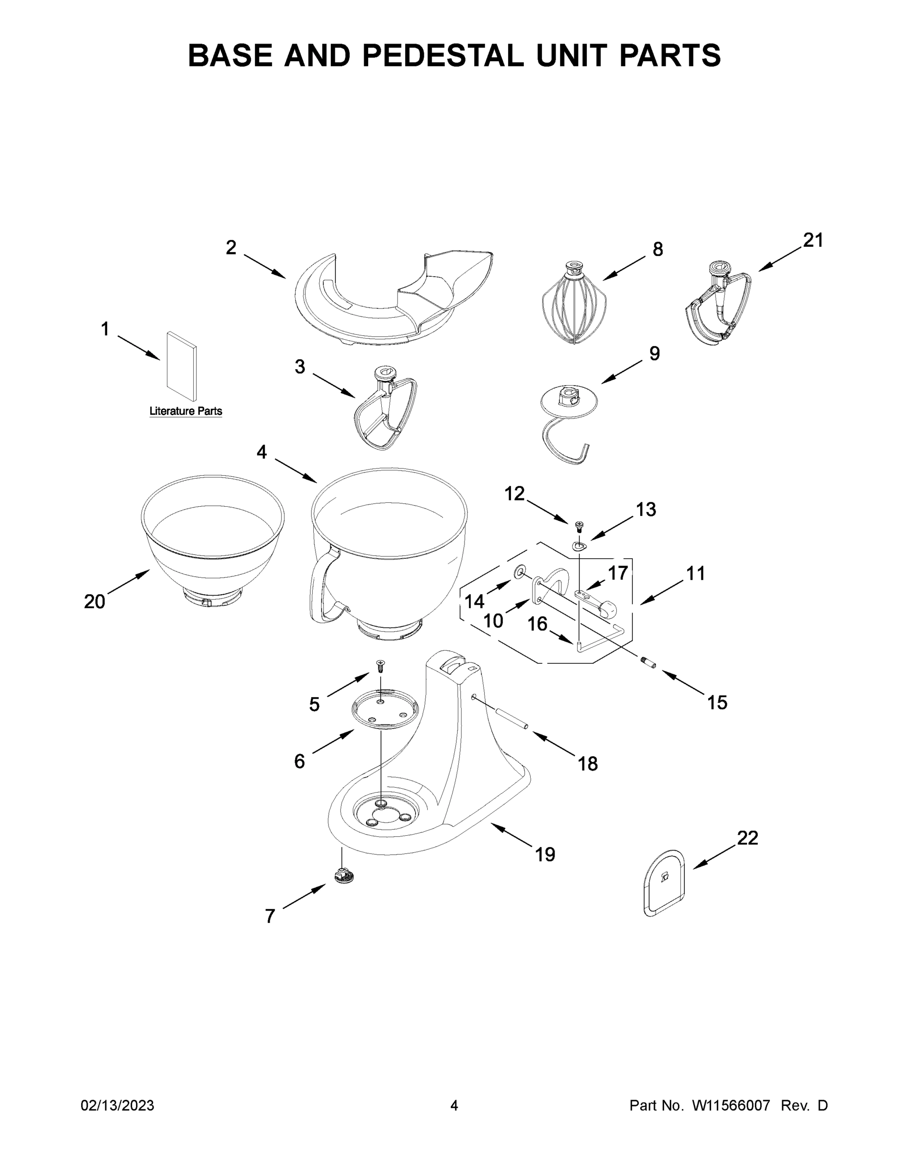 03 - BASE AND PEDESTAL UNIT PARTS