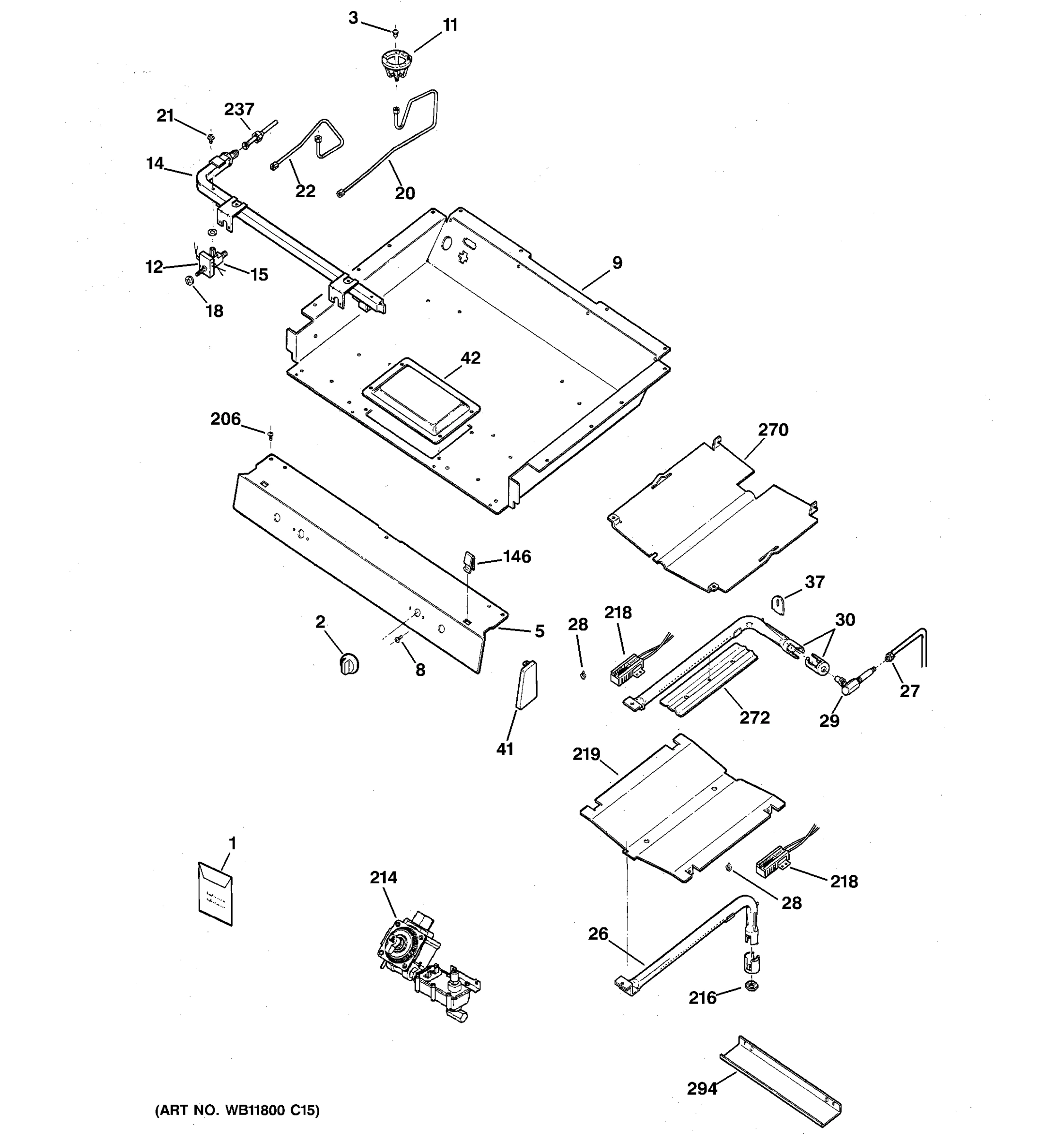 GAS & BURNER PARTS