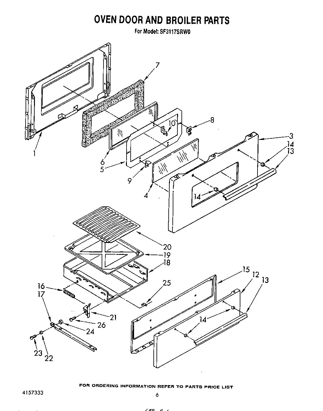 05 - OVEN DOOR AND BROILER