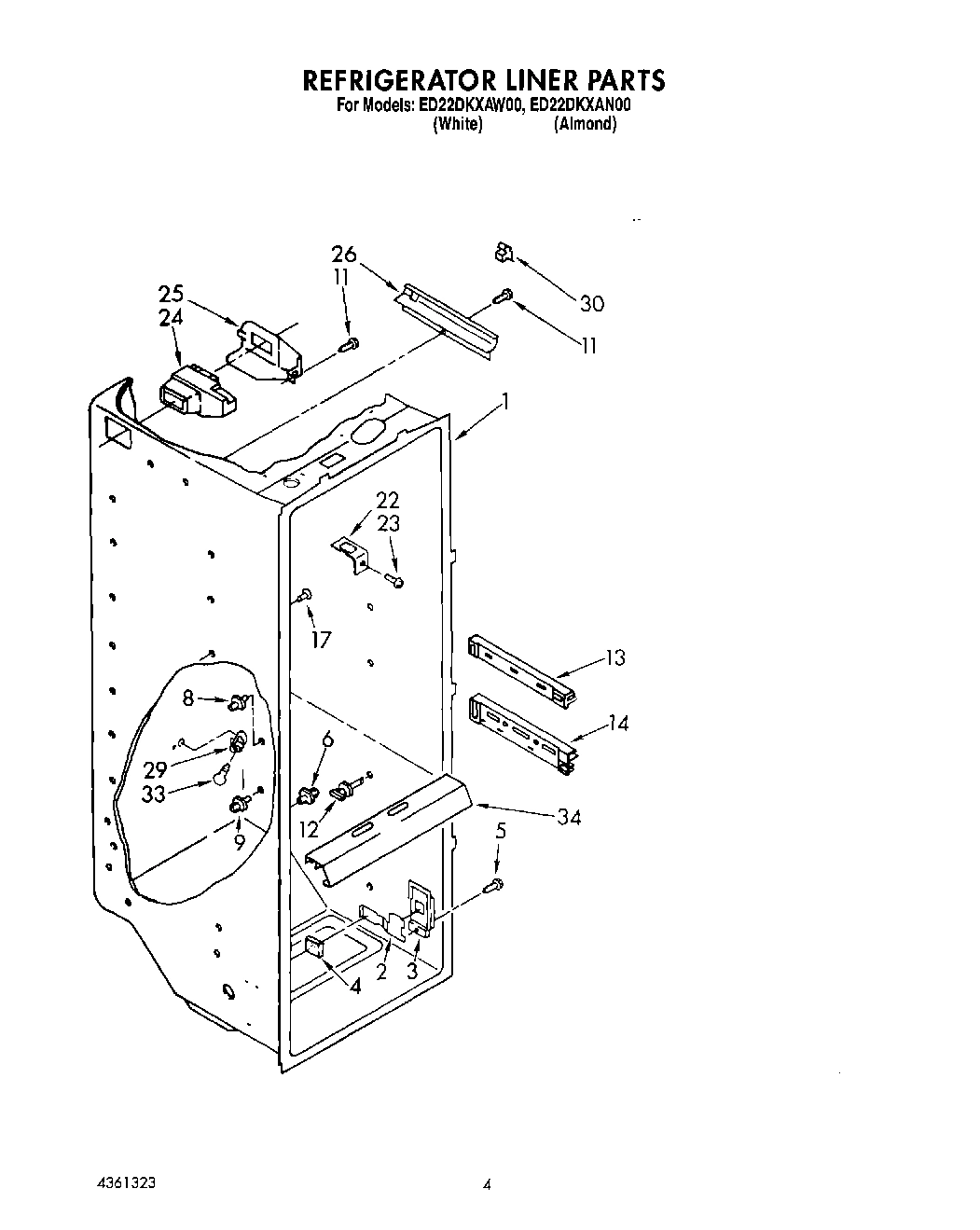 03 - REFRIGERATOR LINER