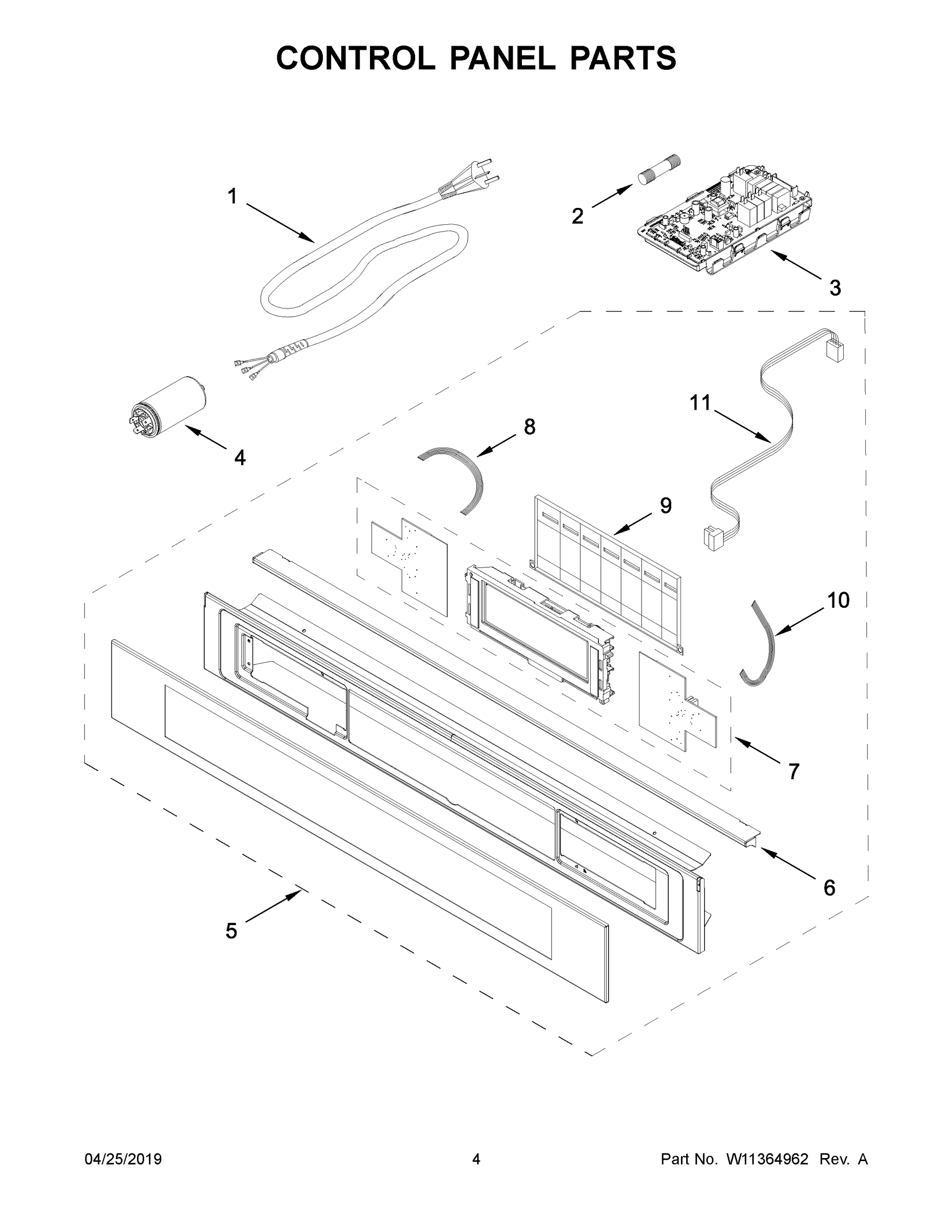 03 - CONTROL PANEL PARTS
