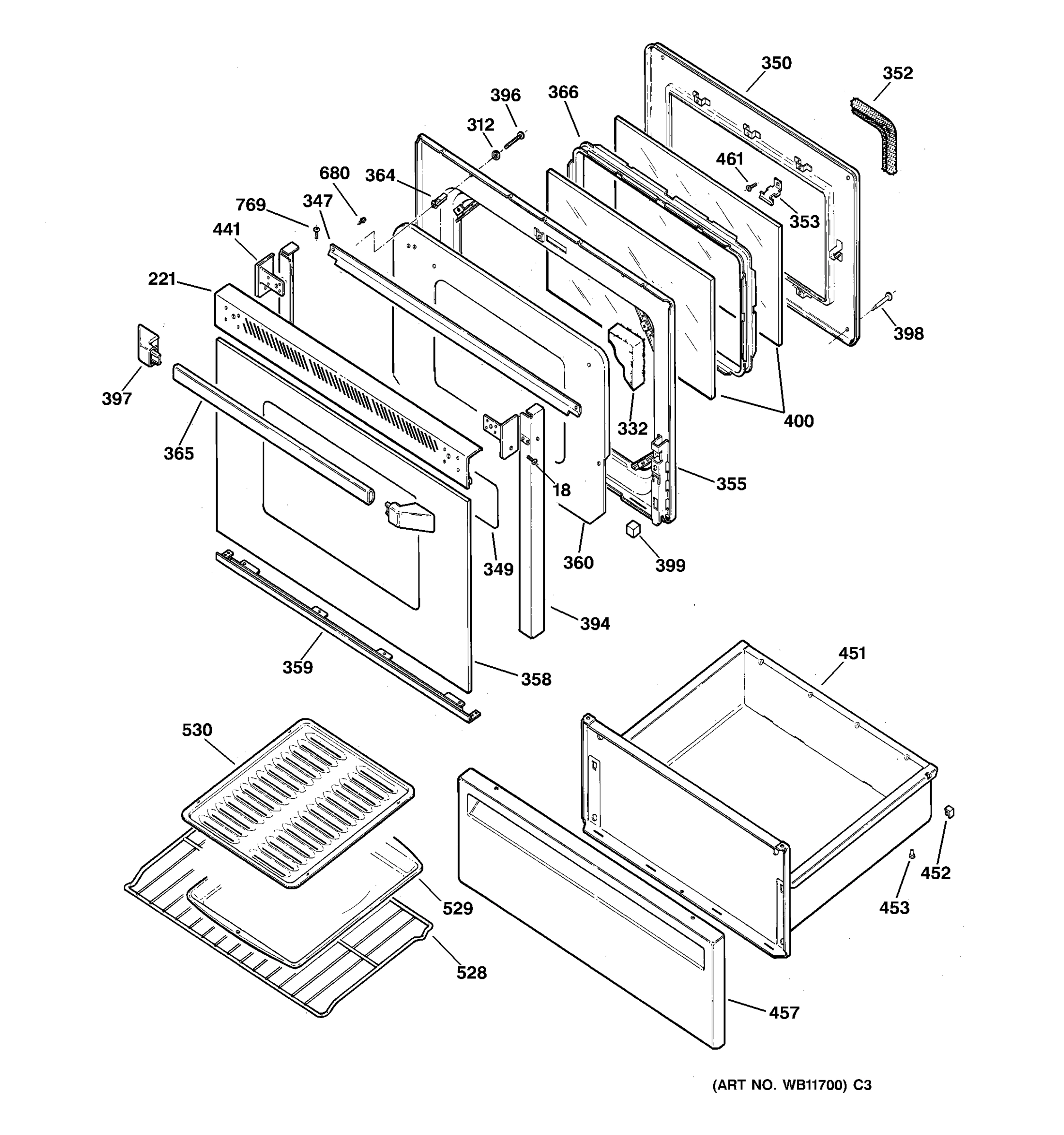 DOOR & DRAWER PARTS