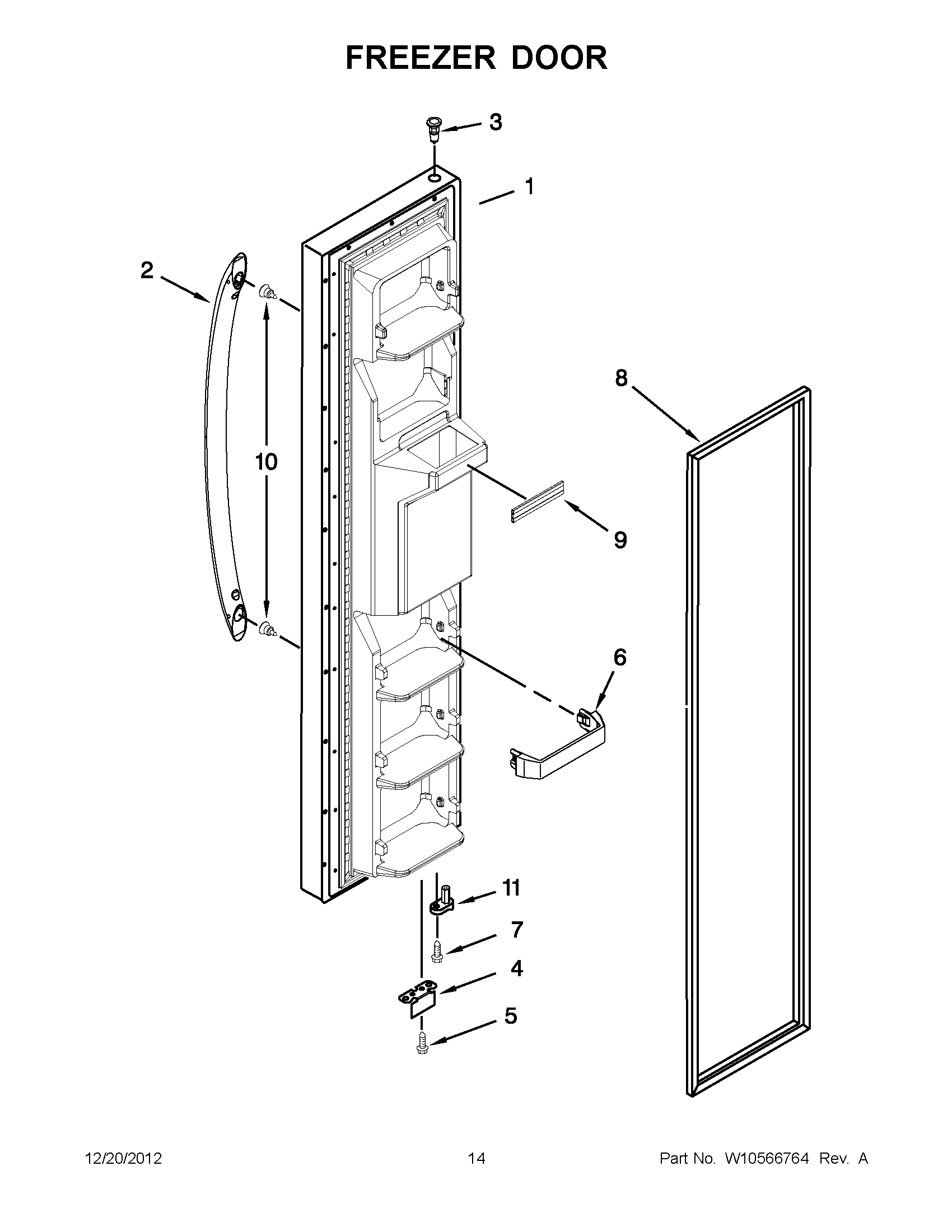 07 - FREEZER DOOR