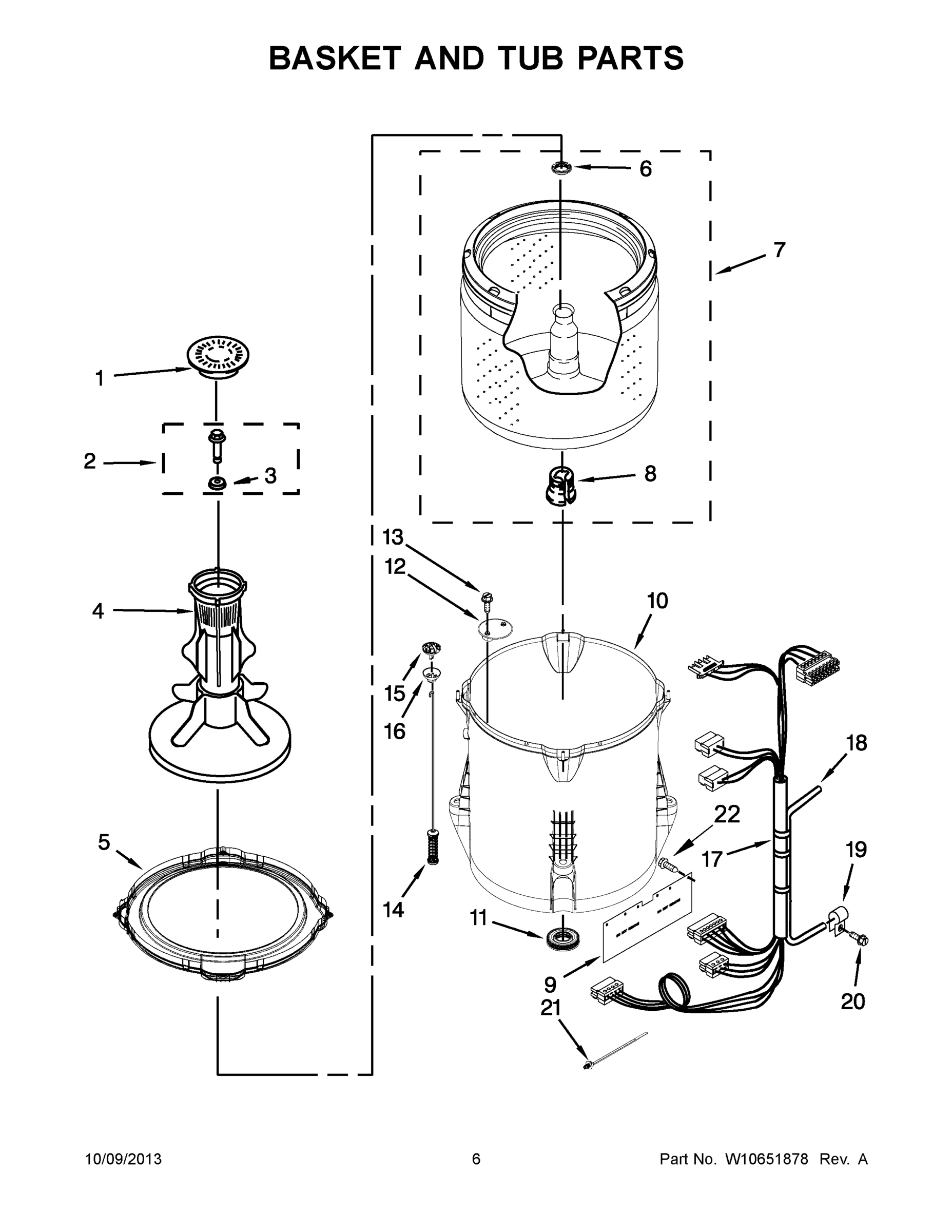 04 - BASKET AND TUB PARTS