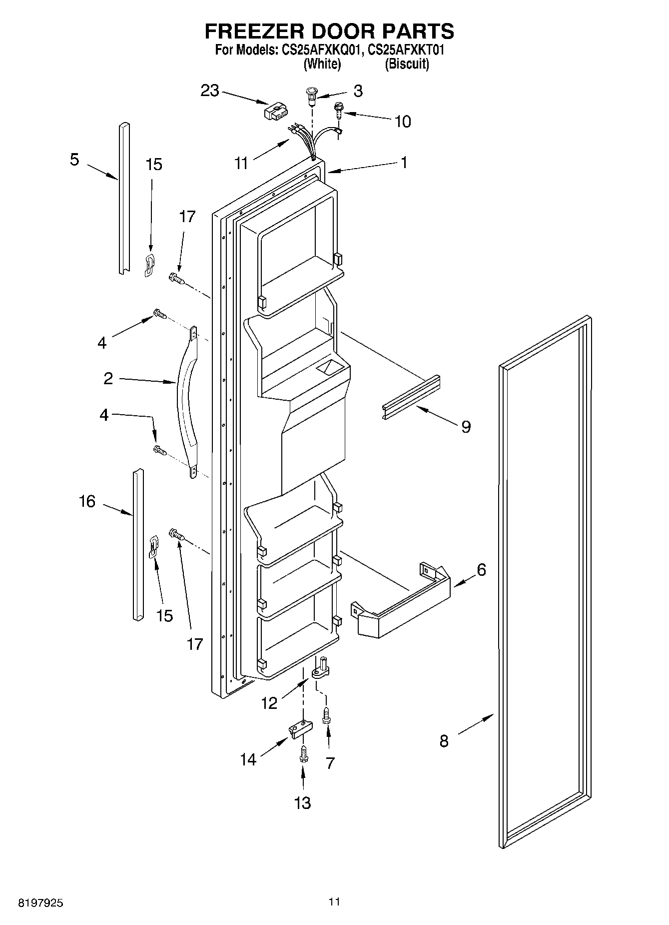 07 - FREEZER DOOR