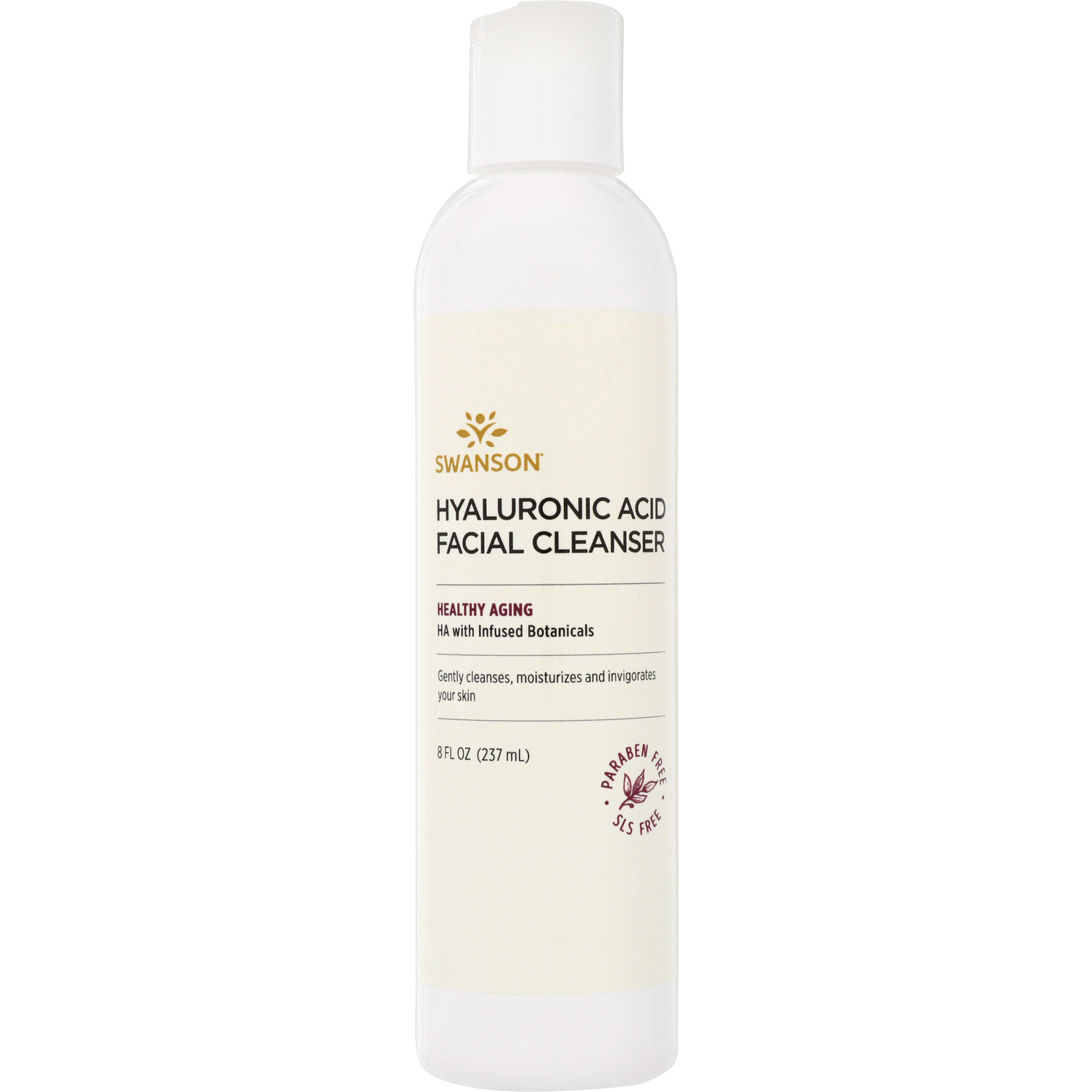 Swanson Vitamins Hyaluronic Acid Facial Cleanser Vitamin | 8 fl oz Liquid
