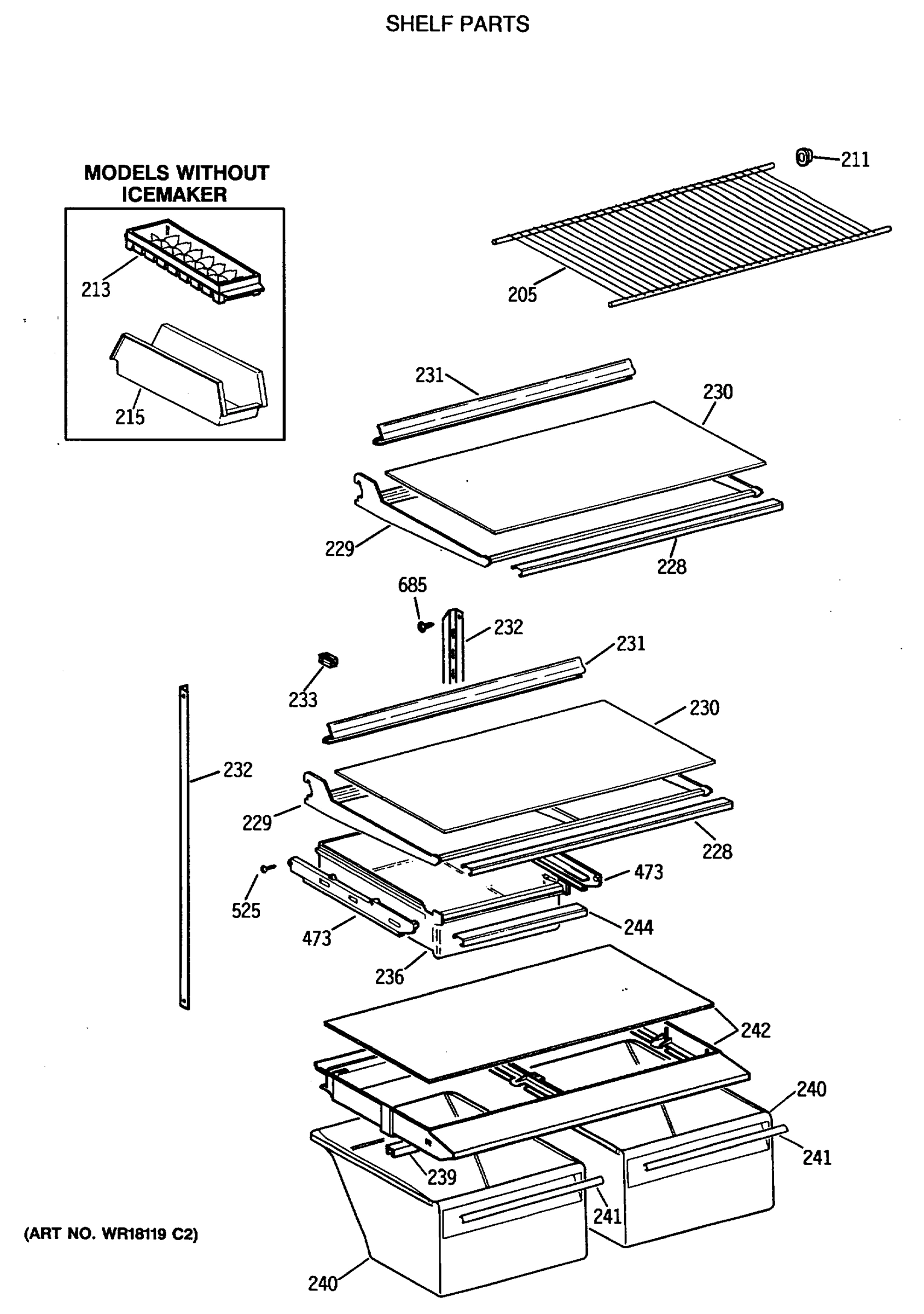 SHELF PARTS