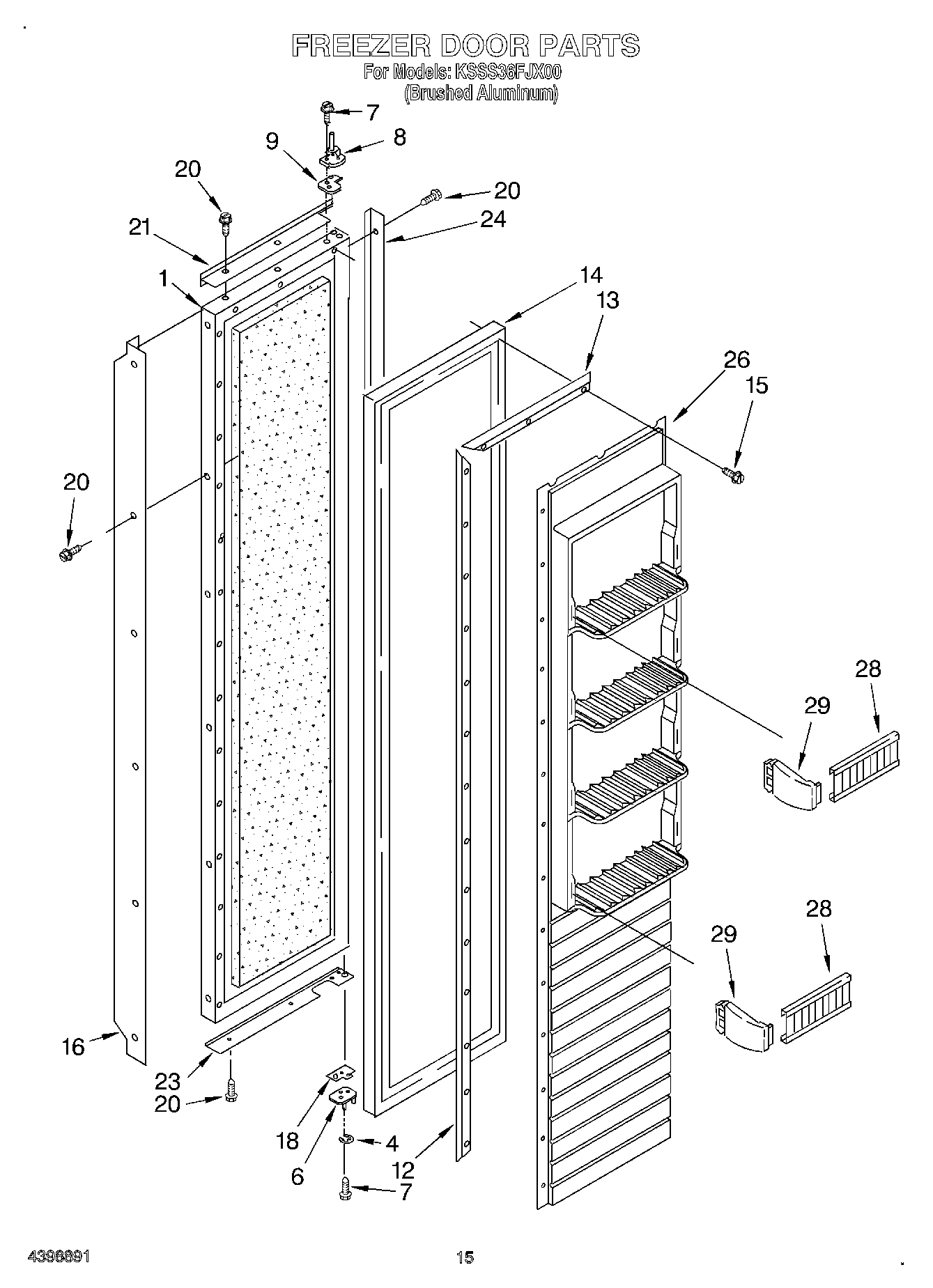 11 - FREEZER DOOR
