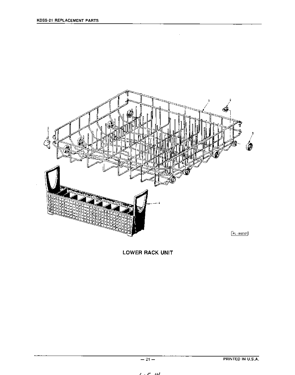 13 - LOWER RACK