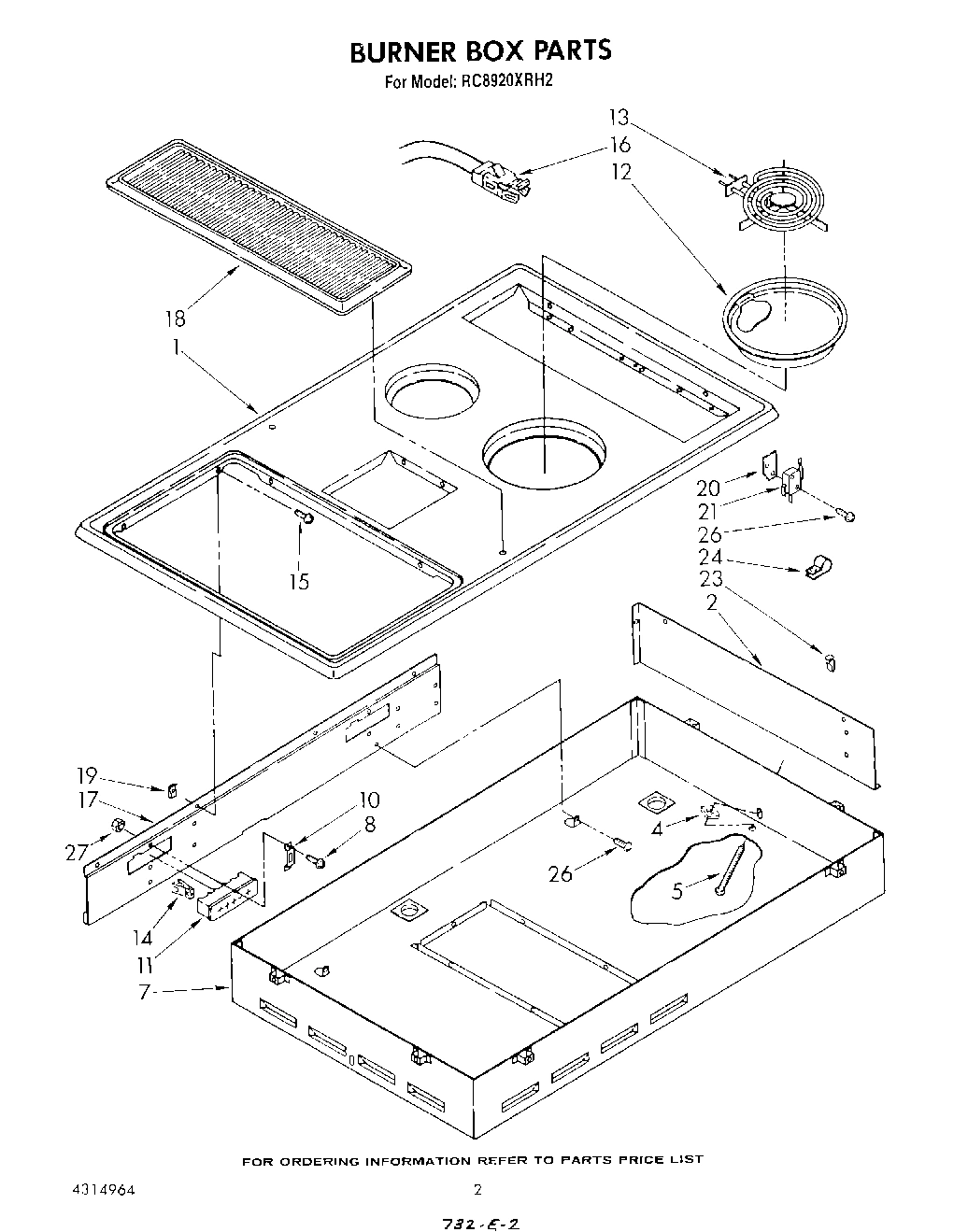 02 - BURNER BOX , LITERATURE AND OPTIONAL