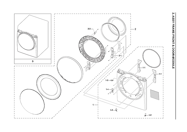 Front Frame & Door Module Assembly