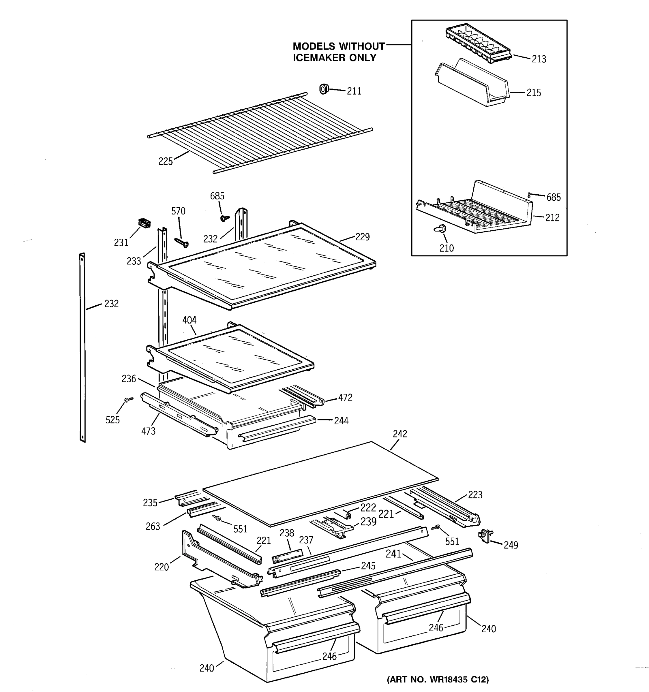 SHELF PARTS